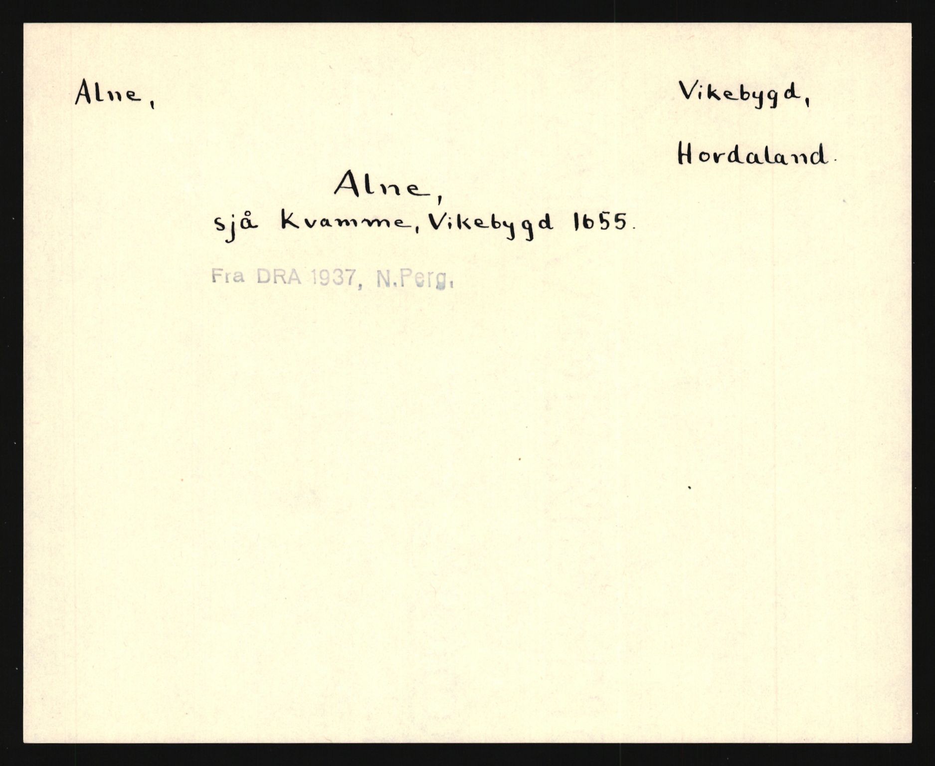 Riksarkivets diplomsamling, AV/RA-EA-5965/F35/F35e/L0028: Registreringssedler Hordaland 1, 1400-1700, p. 213