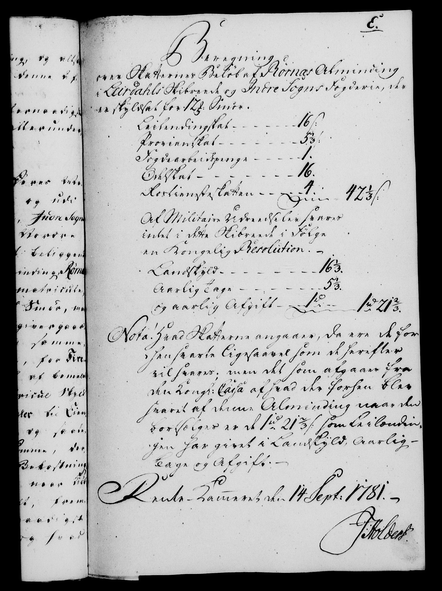 Rentekammeret, Kammerkanselliet, AV/RA-EA-3111/G/Gf/Gfa/L0063: Norsk relasjons- og resolusjonsprotokoll (merket RK 52.63), 1781, p. 1012