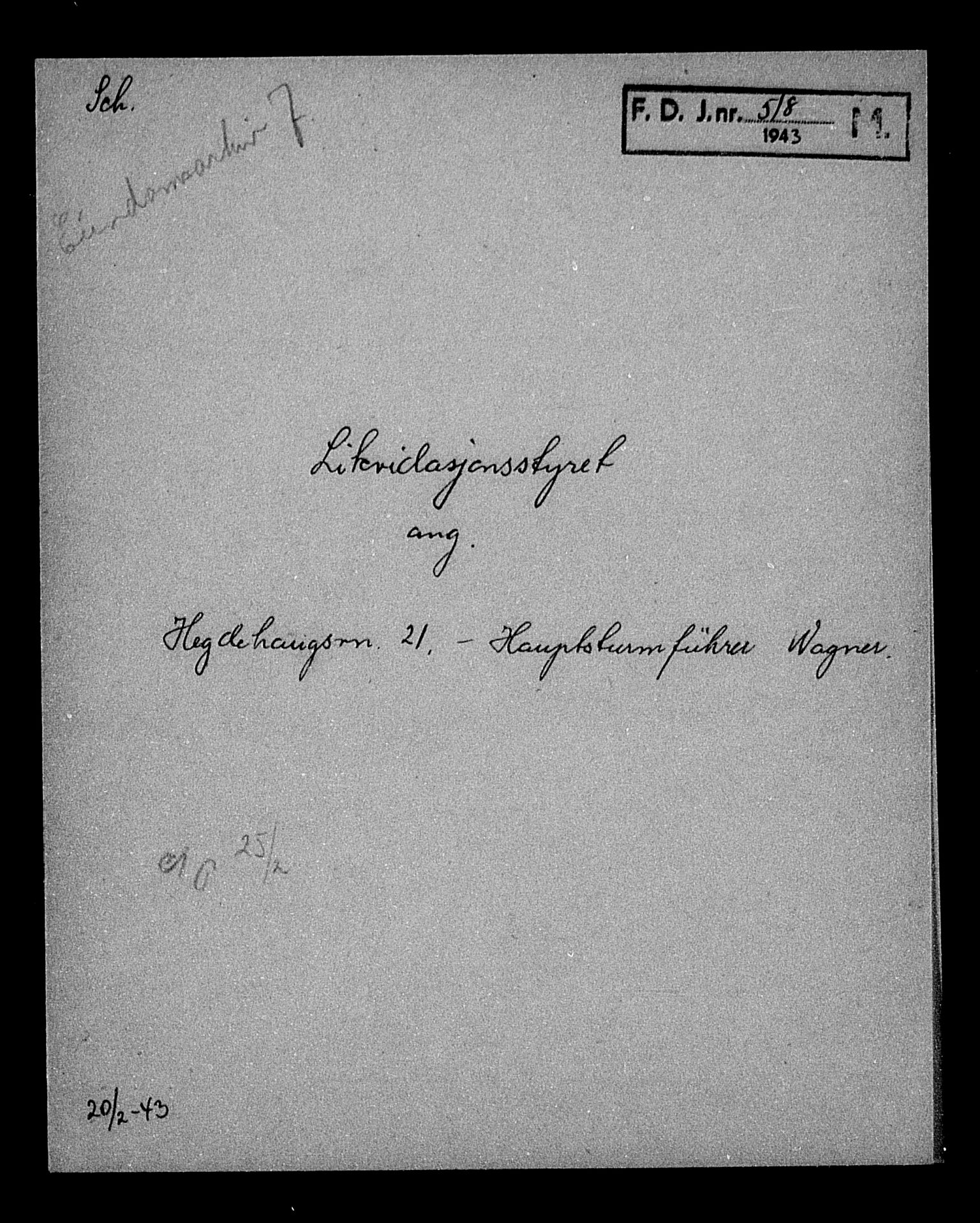 Justisdepartementet, Tilbakeføringskontoret for inndratte formuer, AV/RA-S-1564/H/Hc/Hcc/L0943: --, 1945-1947, p. 419