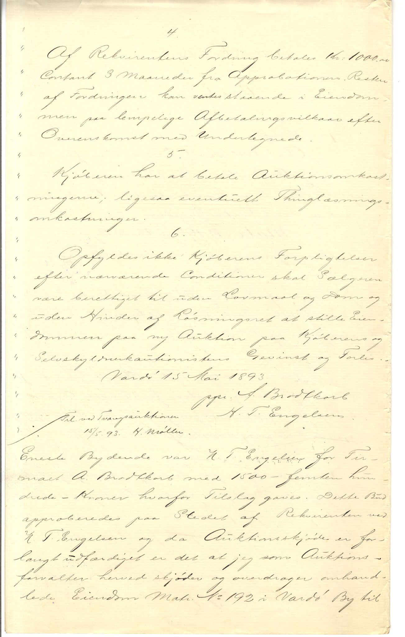 Brodtkorb handel A/S, VAMU/A-0001/Q/Qb/L0001: Skjøter og grunnbrev i Vardø by, 1822-1943, p. 387