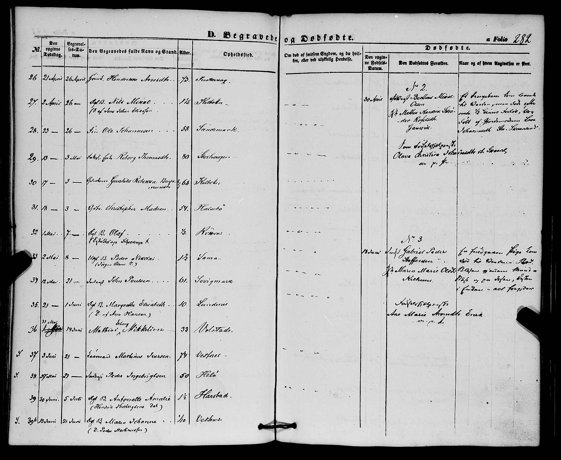 Trondenes sokneprestkontor, AV/SATØ-S-1319/H/Ha/L0011kirke: Parish register (official) no. 11, 1853-1862, p. 282