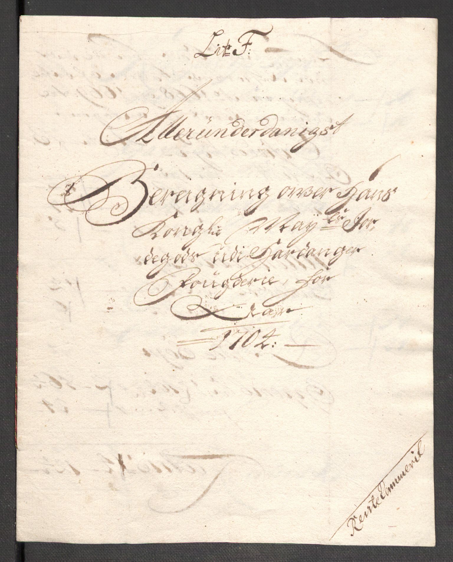 Rentekammeret inntil 1814, Reviderte regnskaper, Fogderegnskap, RA/EA-4092/R48/L2982: Fogderegnskap Sunnhordland og Hardanger, 1704, p. 147