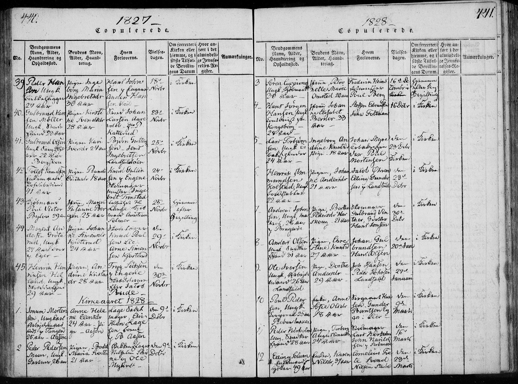 Bragernes kirkebøker, SAKO/A-6/F/Fa/L0007: Parish register (official) no. I 7, 1815-1829, p. 440-441