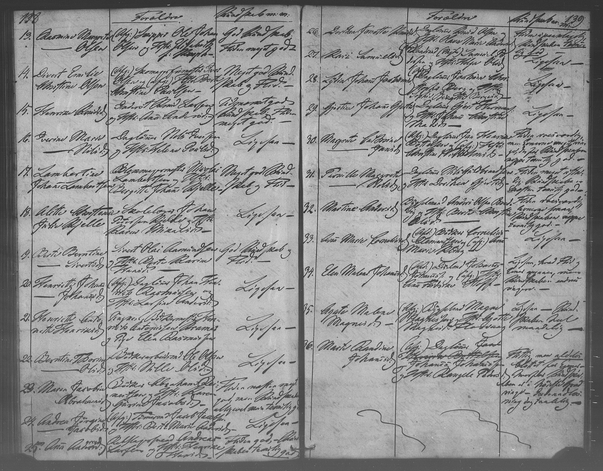 Korskirken sokneprestembete, AV/SAB-A-76101/H/Haa/L0067: Curate's parish register no. A 2, 1844-1854, p. 138-139