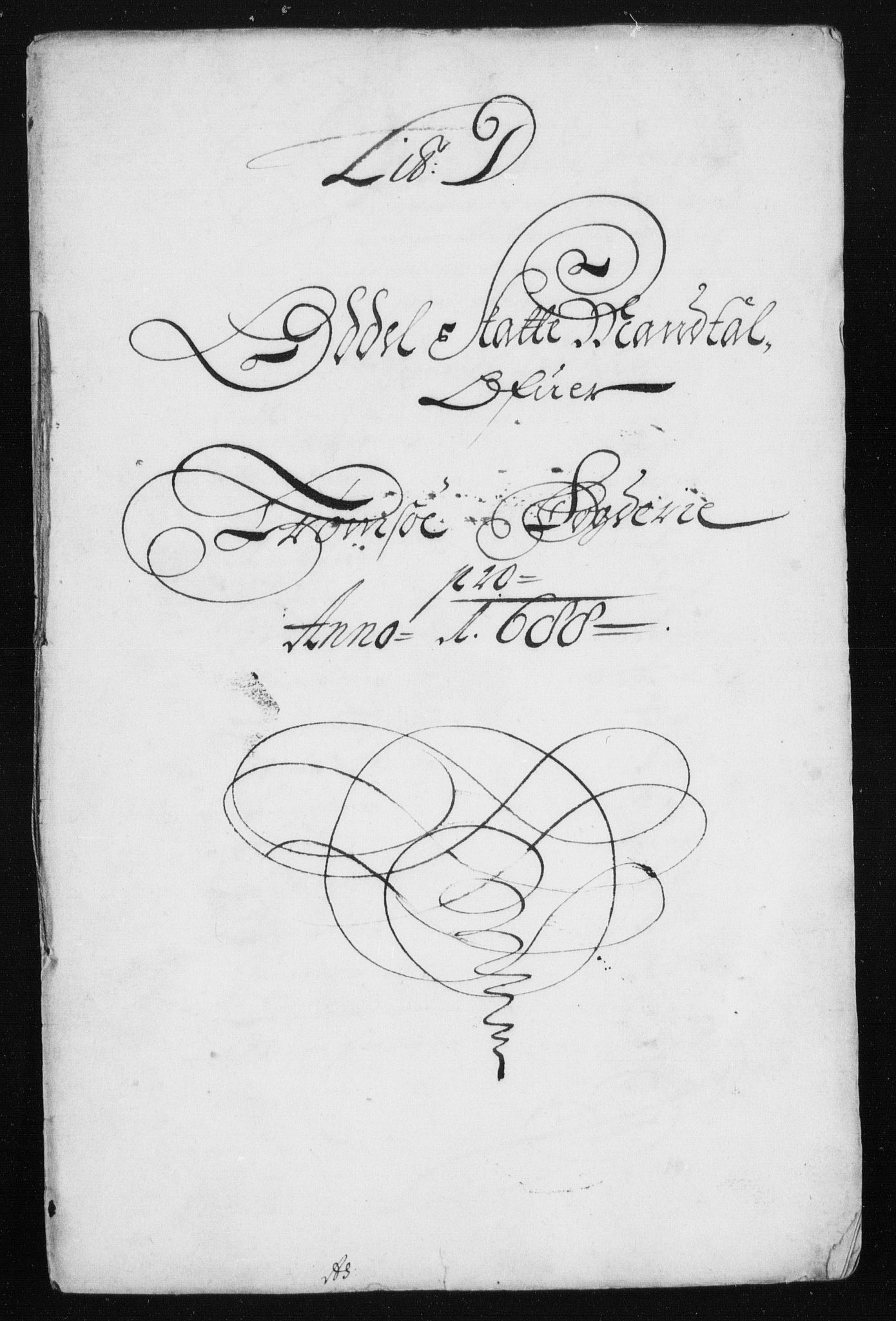 Rentekammeret inntil 1814, Reviderte regnskaper, Stiftamtstueregnskaper, Trondheim stiftamt og Nordland amt, RA/EA-6044/R/Rh/L0012: Nordland amt, 1688