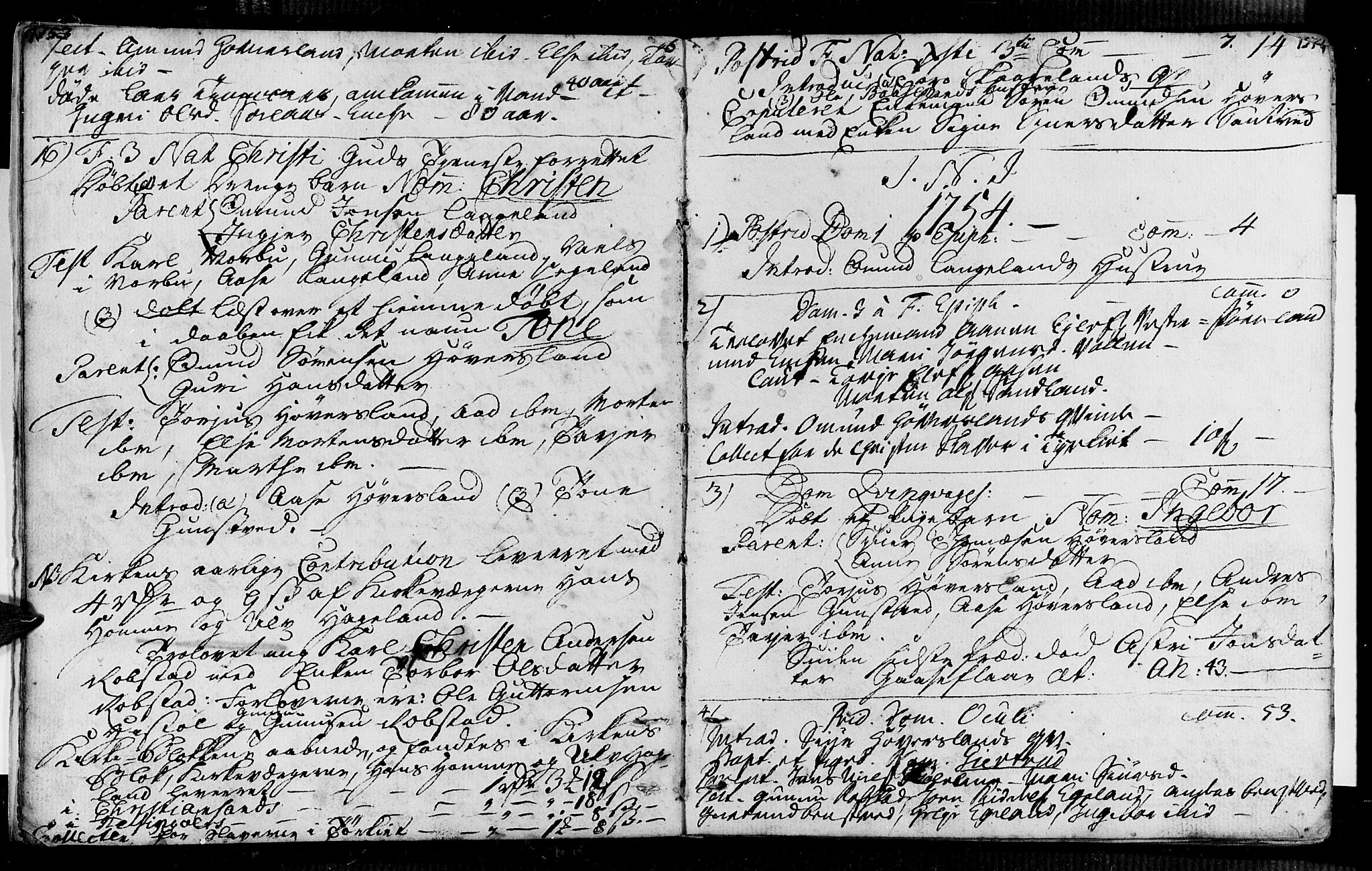 Vennesla sokneprestkontor, SAK/1111-0045/Fa/Faa/L0001: Parish register (official) no. A 1, 1753-1785, p. 6-7