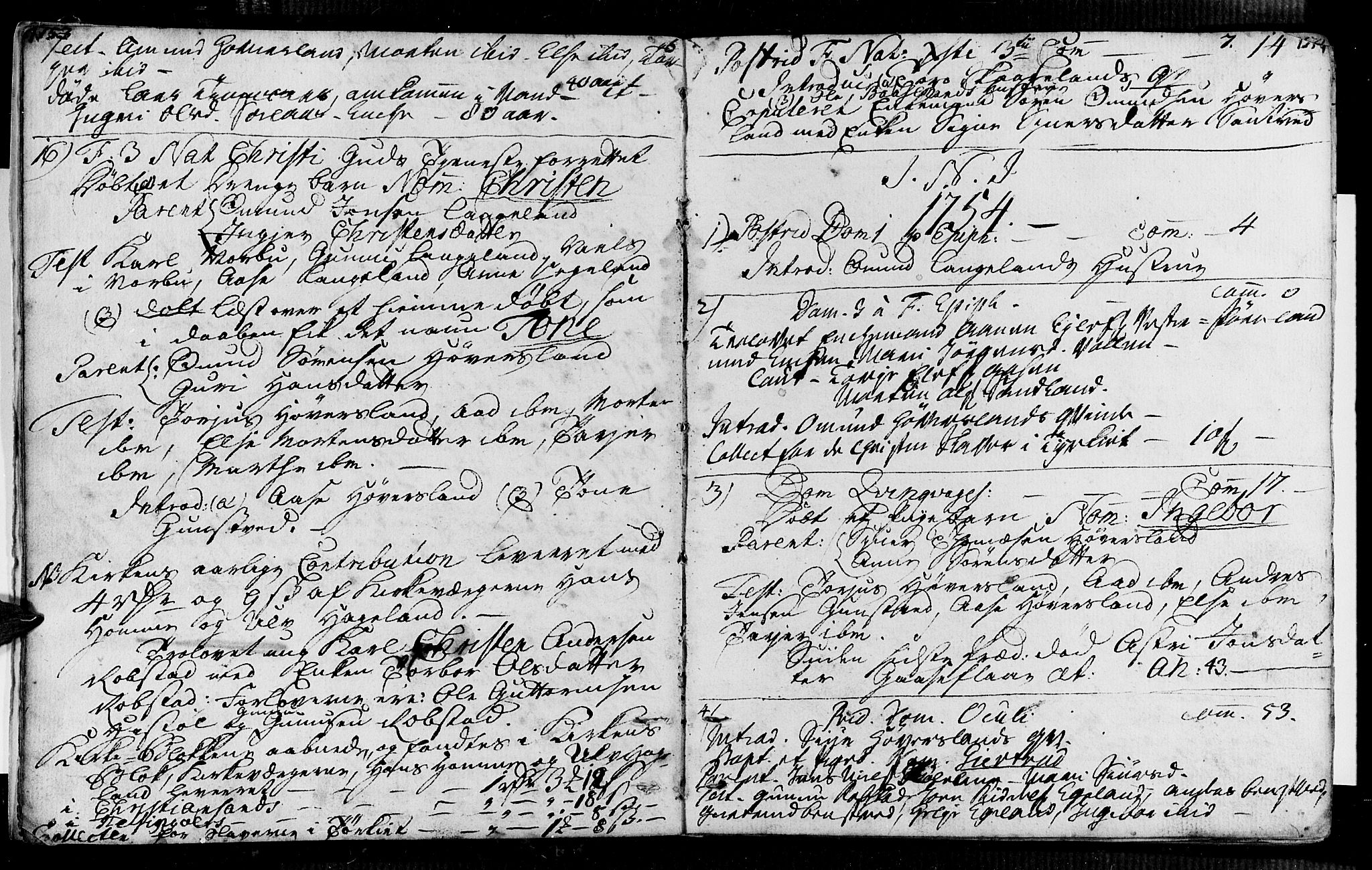 Vennesla sokneprestkontor, AV/SAK-1111-0045/Fa/Faa/L0001: Parish register (official) no. A 1, 1753-1785, p. 6-7