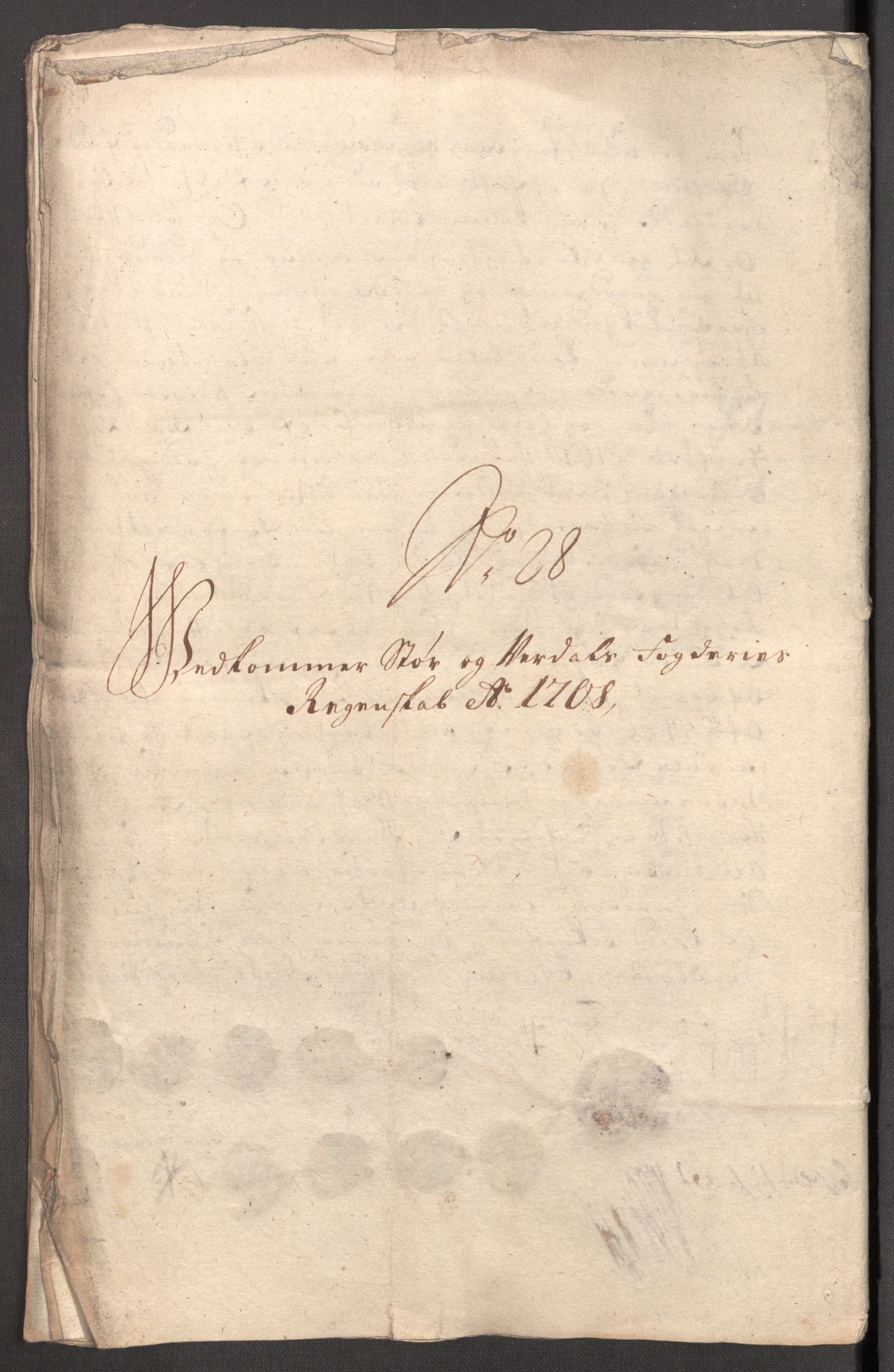 Rentekammeret inntil 1814, Reviderte regnskaper, Fogderegnskap, AV/RA-EA-4092/R62/L4198: Fogderegnskap Stjørdal og Verdal, 1708, p. 300