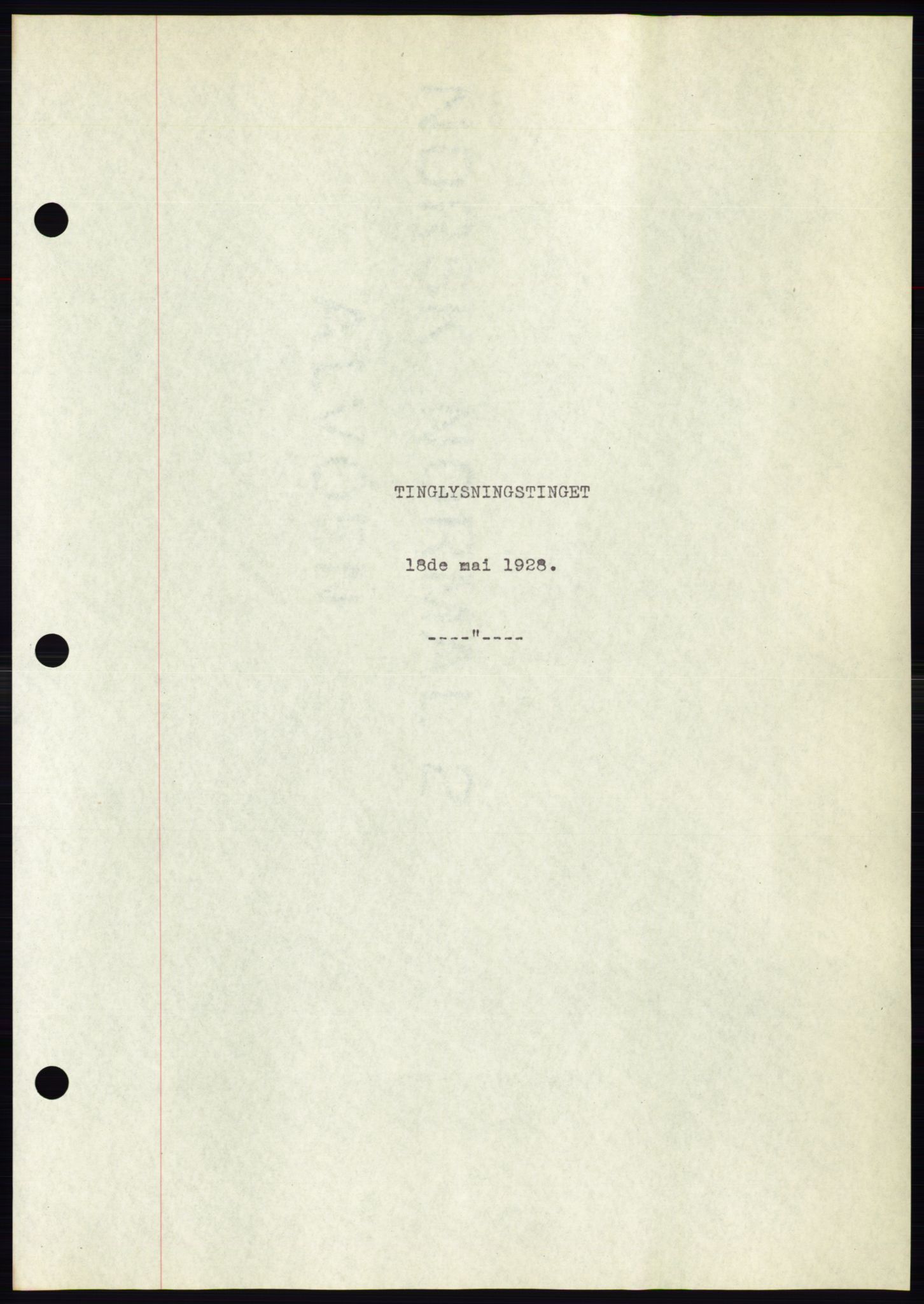 Ålesund byfogd, AV/SAT-A-4384: Mortgage book no. 24, 1928-1929, Deed date: 18.05.1928