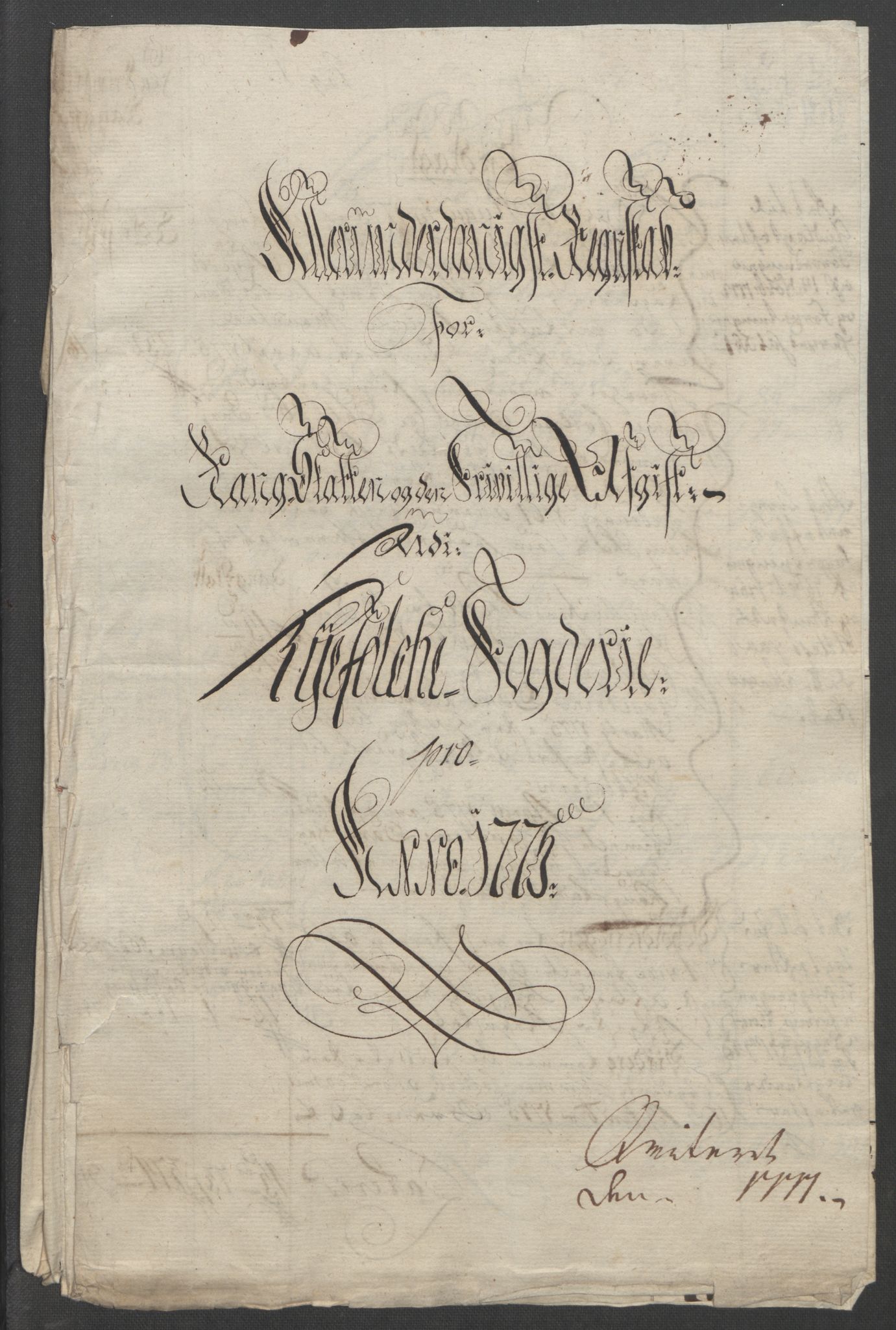 Rentekammeret inntil 1814, Reviderte regnskaper, Fogderegnskap, RA/EA-4092/R47/L2972: Ekstraskatten Ryfylke, 1762-1780, p. 504