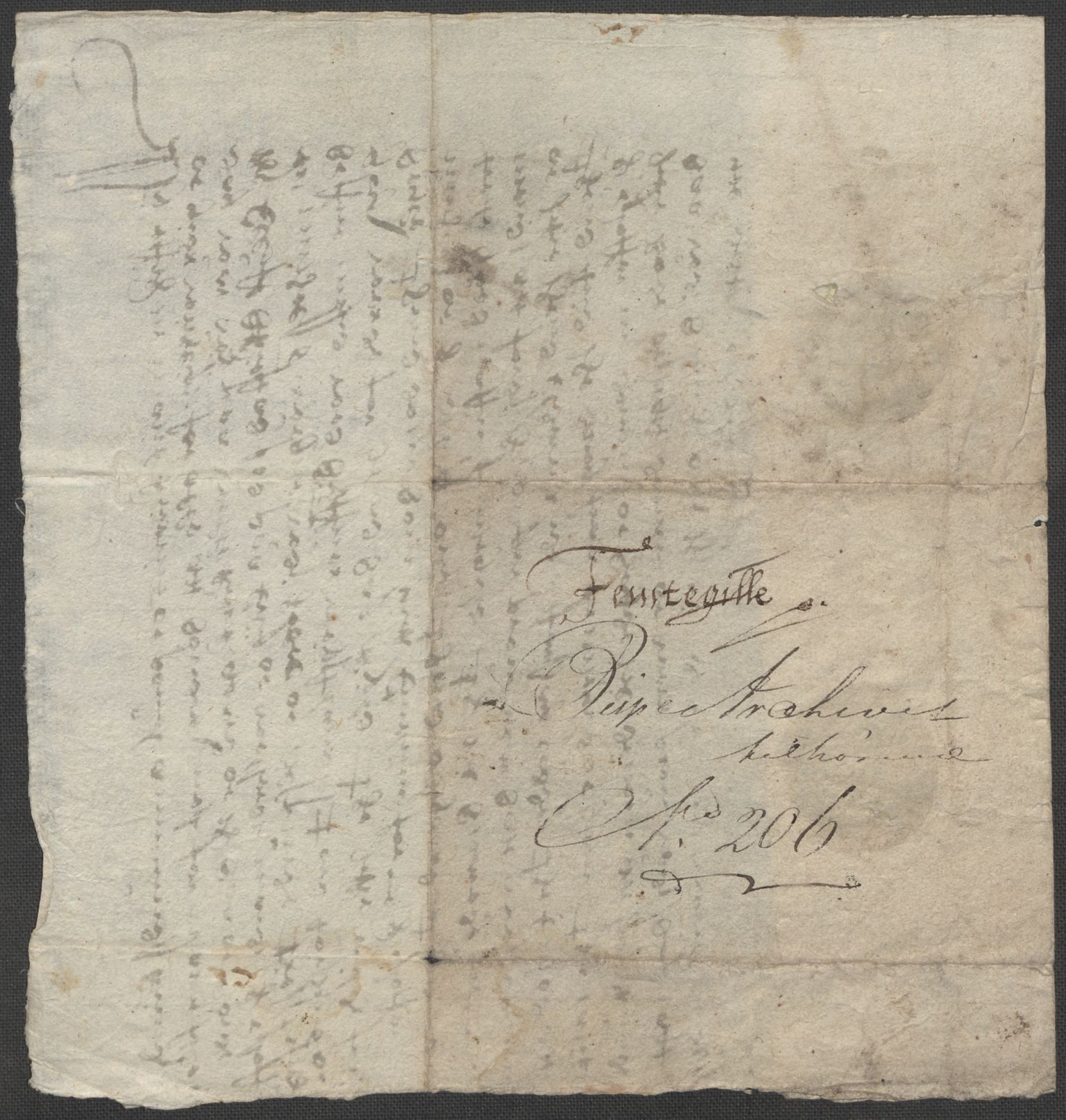 Riksarkivets diplomsamling, RA/EA-5965/F15/L0005: Prestearkiv - Østfold, 1572-1830, p. 62