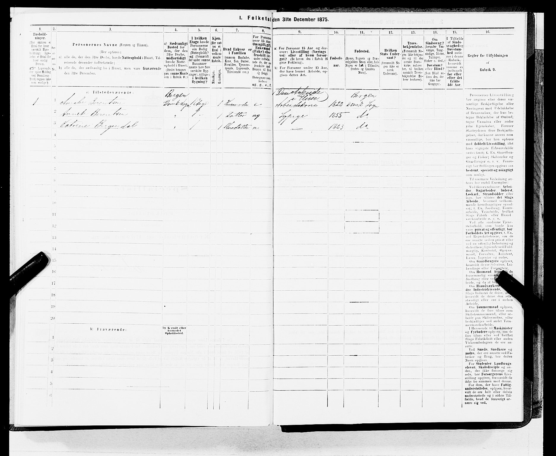 SAB, 1875 census for 1301 Bergen, 1875, p. 2241