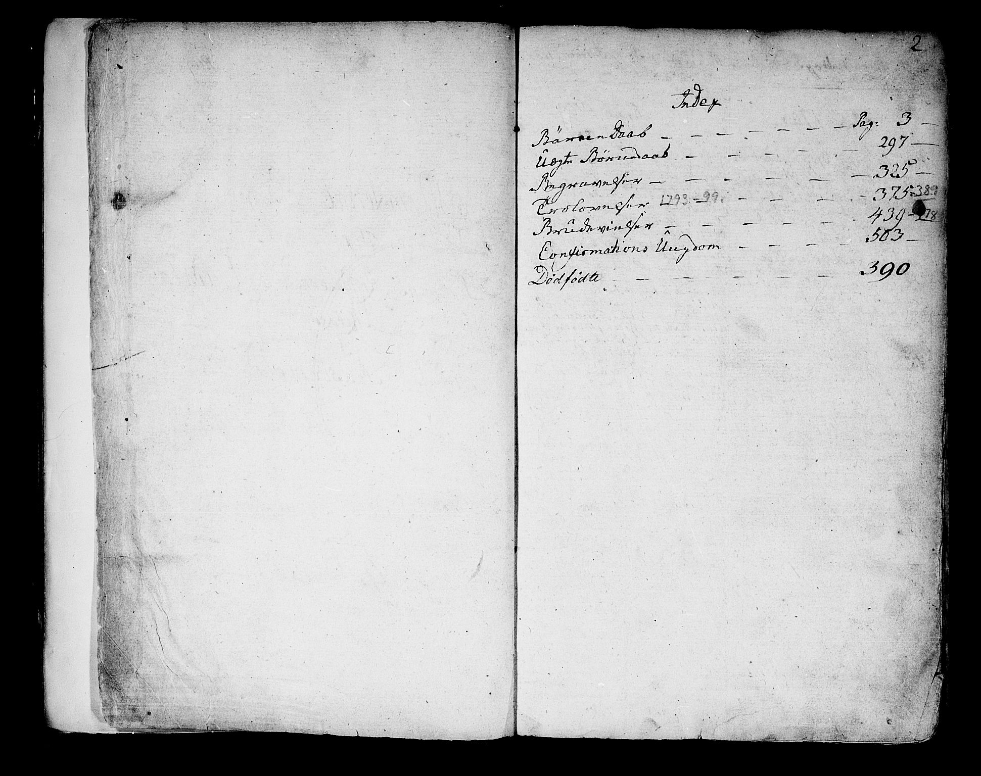 Sigdal kirkebøker, AV/SAKO-A-245/F/Fa/L0003: Parish register (official) no. I 3, 1793-1811, p. 1-2