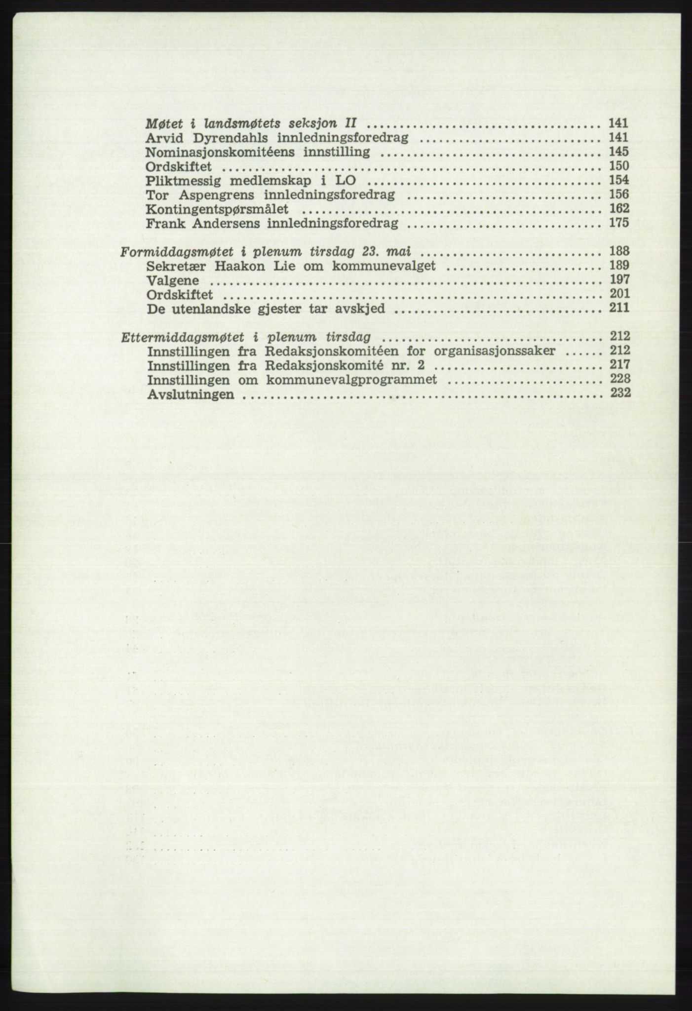 Det norske Arbeiderparti - publikasjoner, AAB/-/-/-: Protokoll over forhandlingene på det 41. ordinære landsmøte 21.-23. mai 1967 i Oslo, 1967