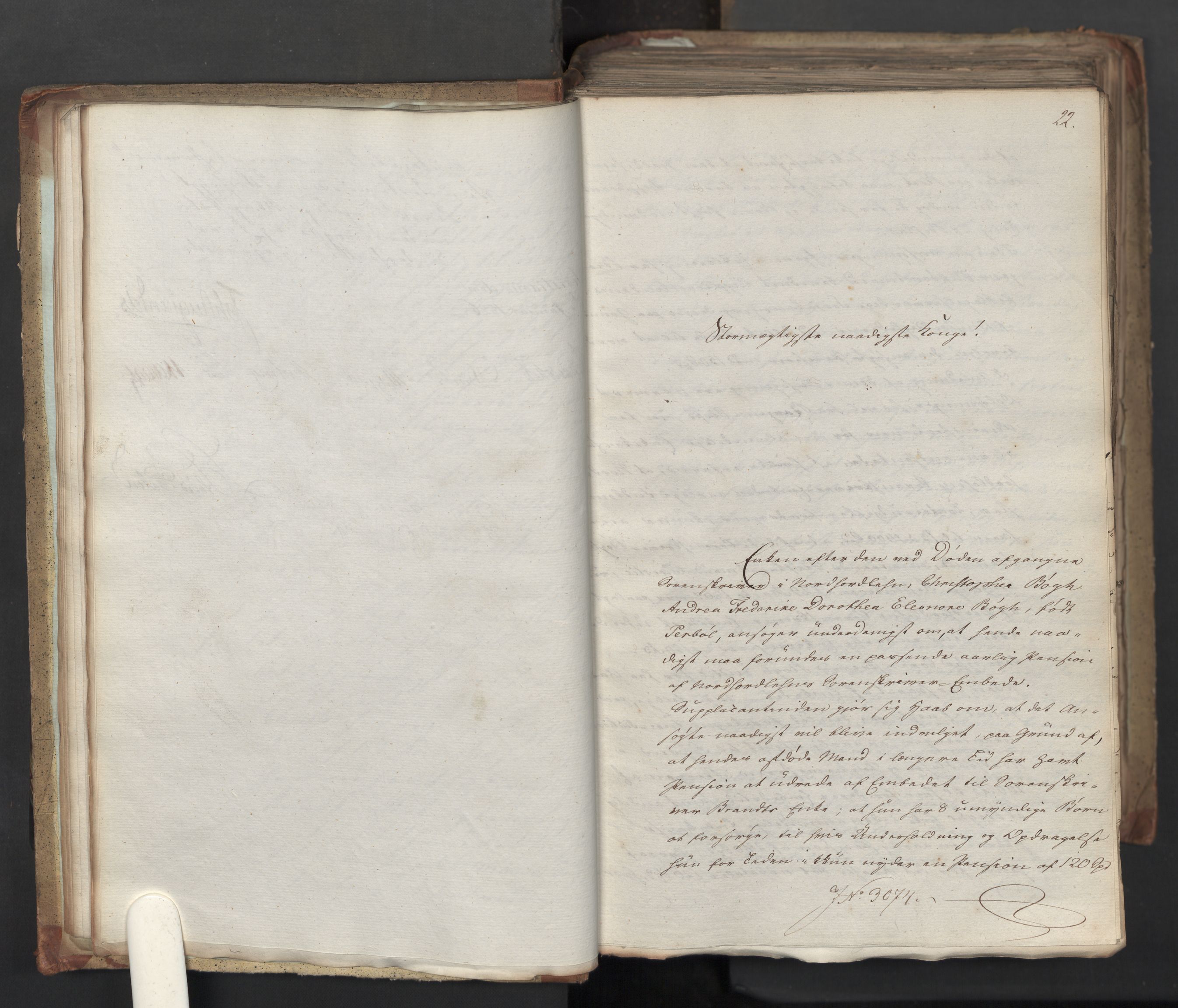 Statsrådsavdelingen i Stockholm, AV/RA-S-1003/D/Da/L0045: Regjeringsinnstillinger nr. 3067-3307, 1826, p. 24