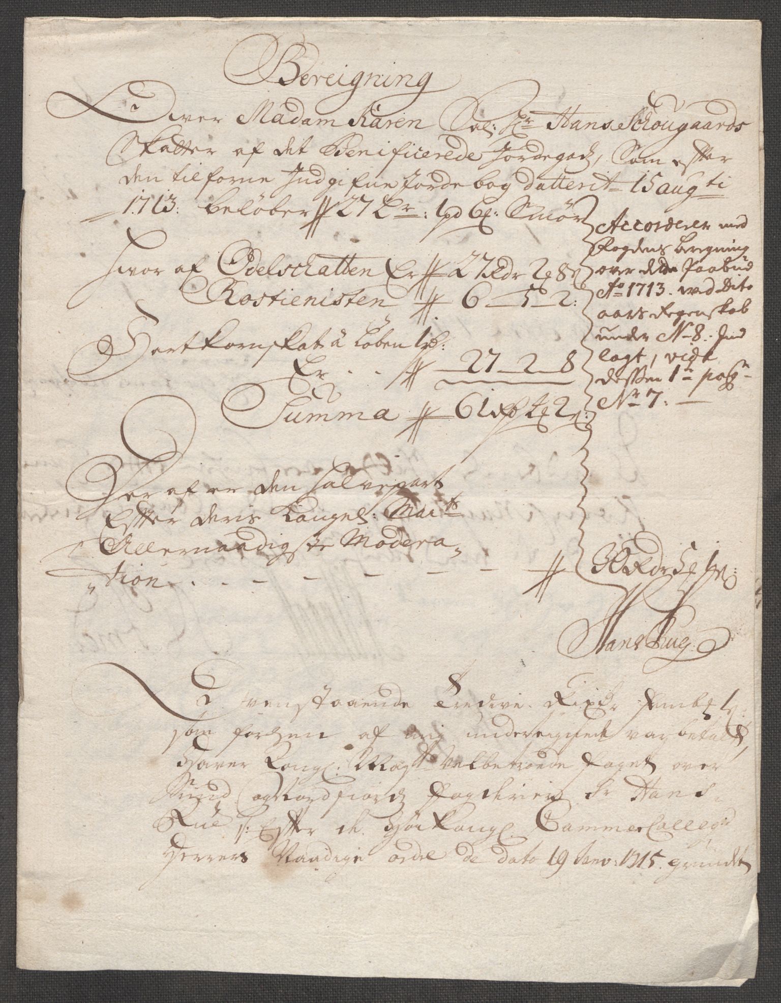 Rentekammeret inntil 1814, Reviderte regnskaper, Fogderegnskap, AV/RA-EA-4092/R53/L3439: Fogderegnskap Sunn- og Nordfjord, 1715, p. 512