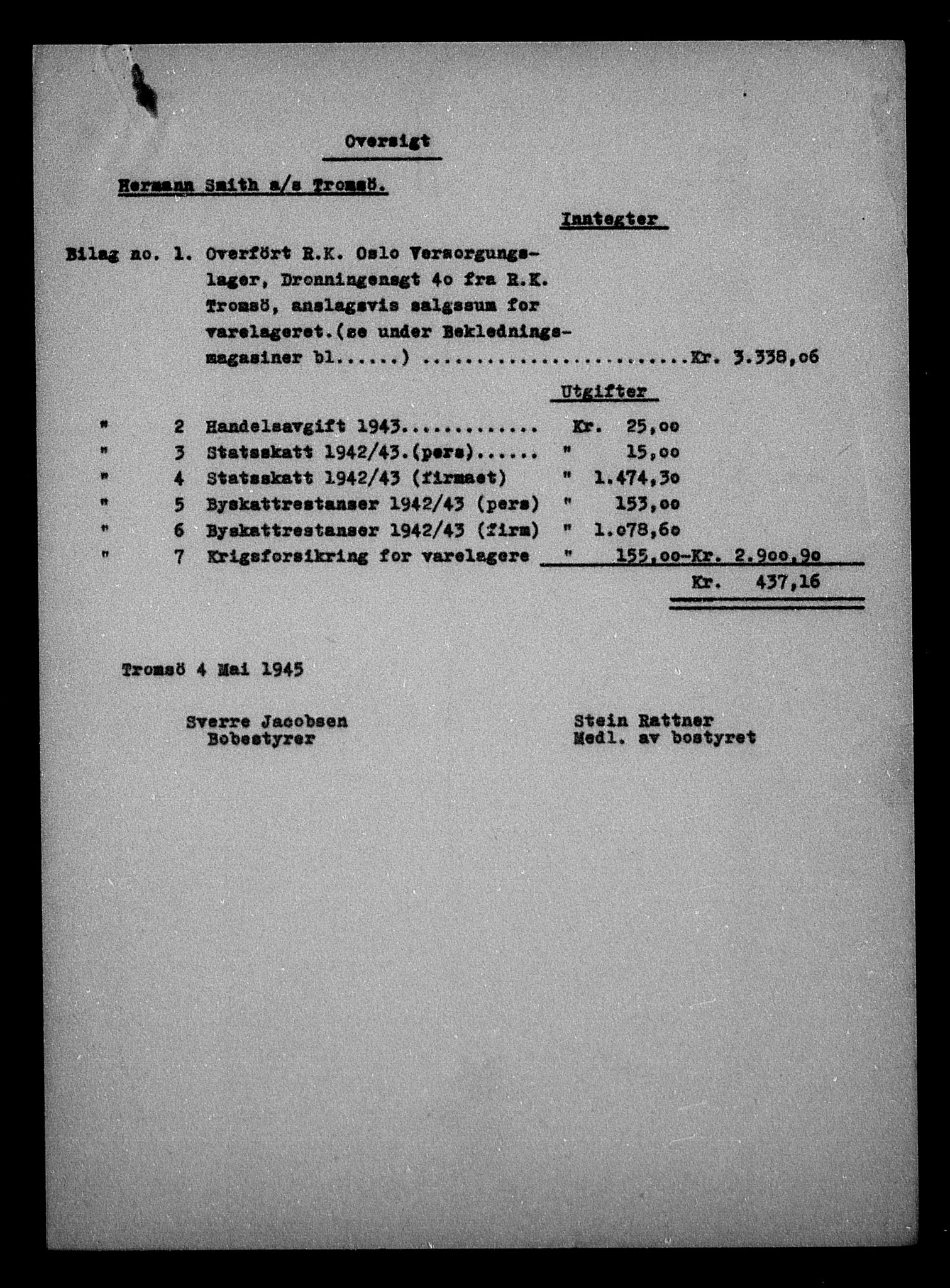 Justisdepartementet, Tilbakeføringskontoret for inndratte formuer, RA/S-1564/H/Hc/Hcb/L0916: --, 1945-1947, p. 455