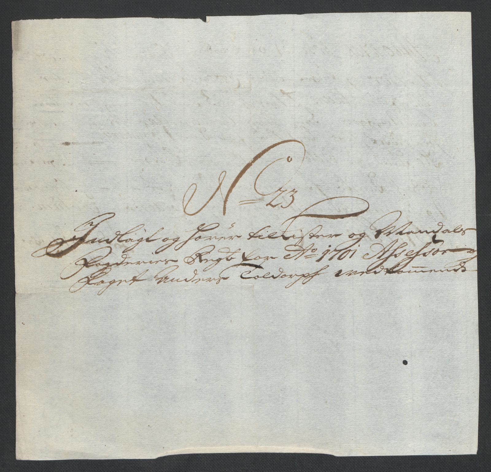 Rentekammeret inntil 1814, Reviderte regnskaper, Fogderegnskap, AV/RA-EA-4092/R43/L2549: Fogderegnskap Lista og Mandal, 1701-1702, p. 170