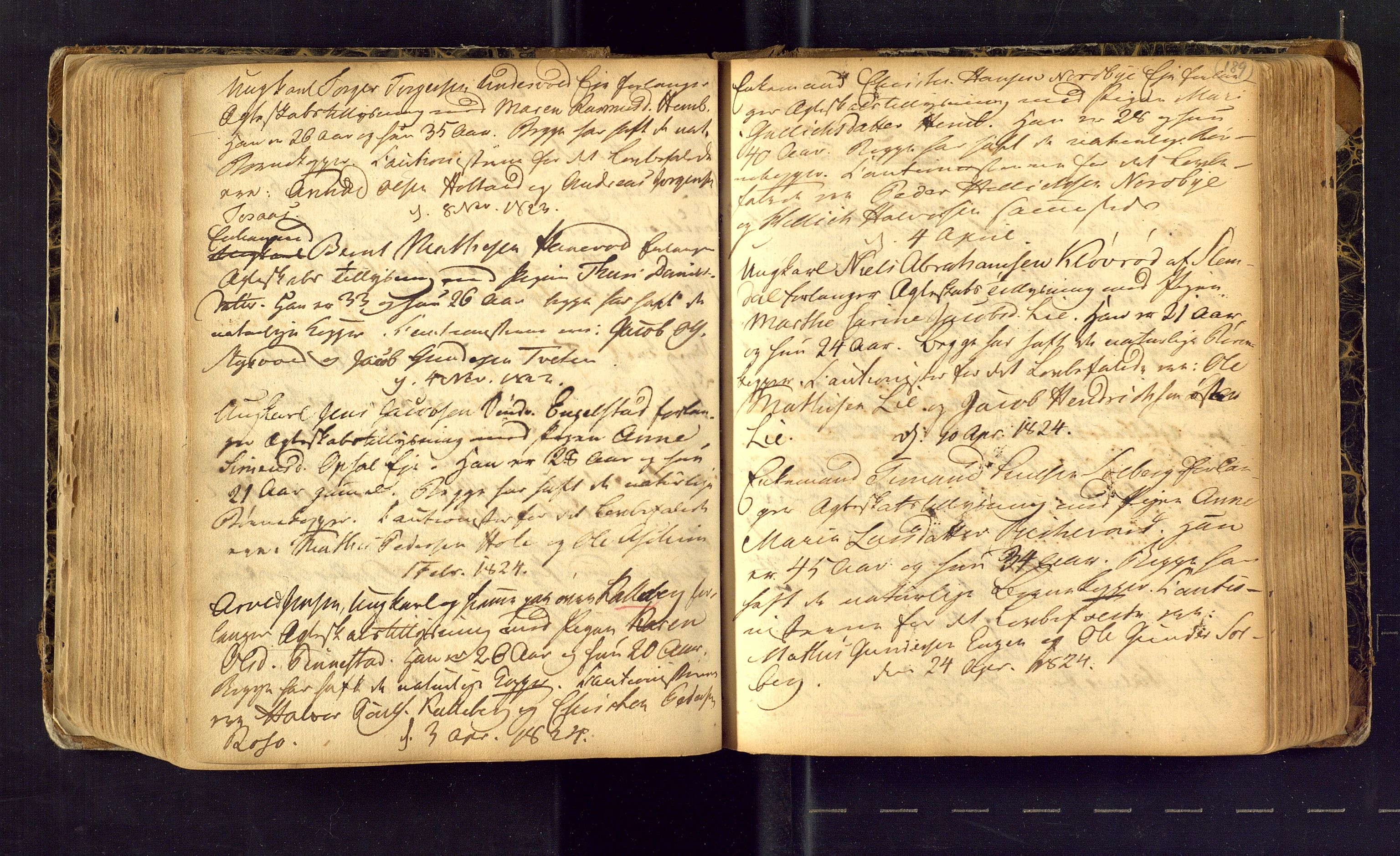 Lardal kirkebøker, SAKO/A-350/F/Fa/L0004: Parish register (official) no. i 4, 1733-1815, p. 189