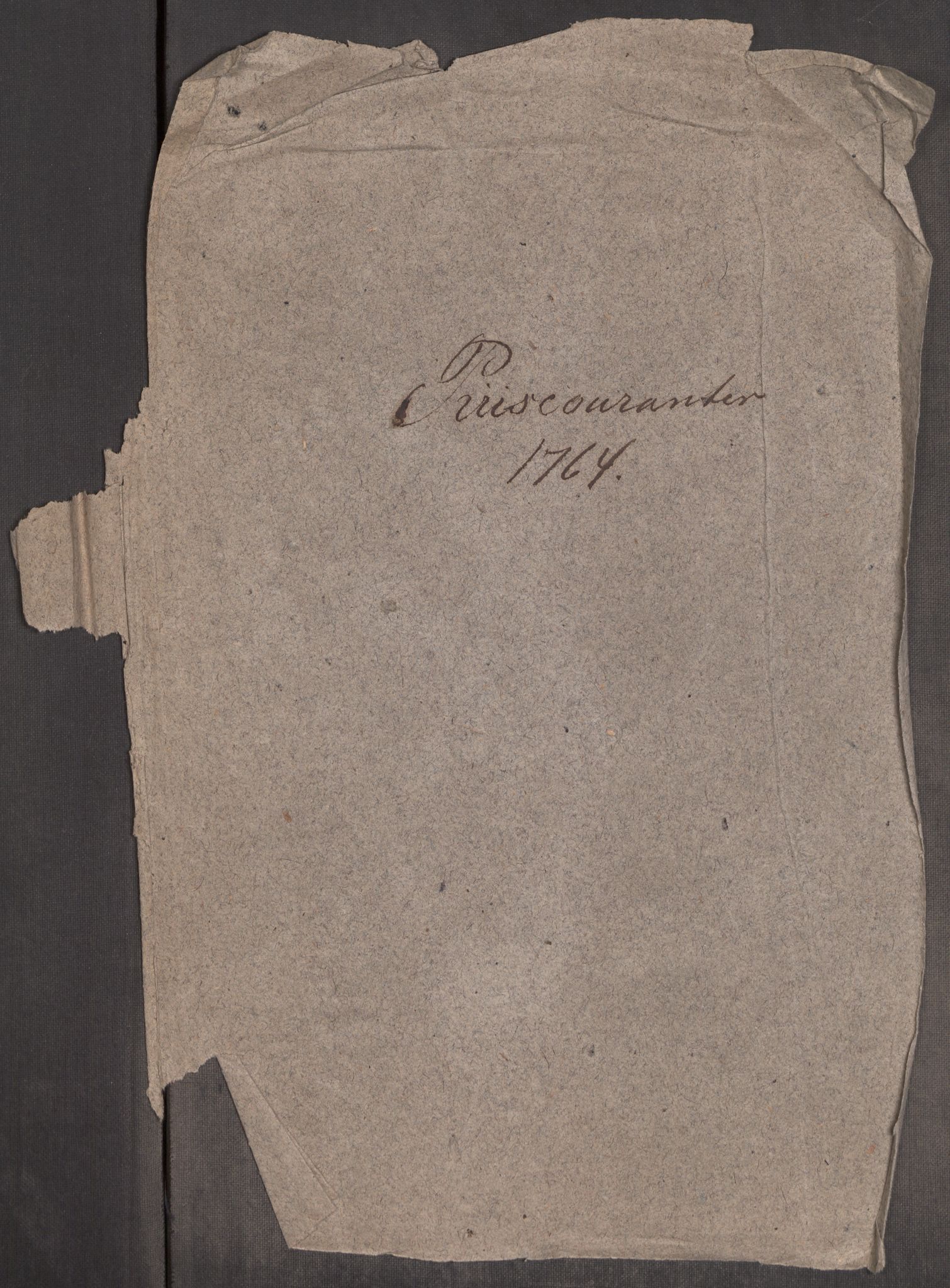 Rentekammeret inntil 1814, Realistisk ordnet avdeling, RA/EA-4070/Oe/L0008: [Ø1]: Priskuranter, 1764-1768, p. 3