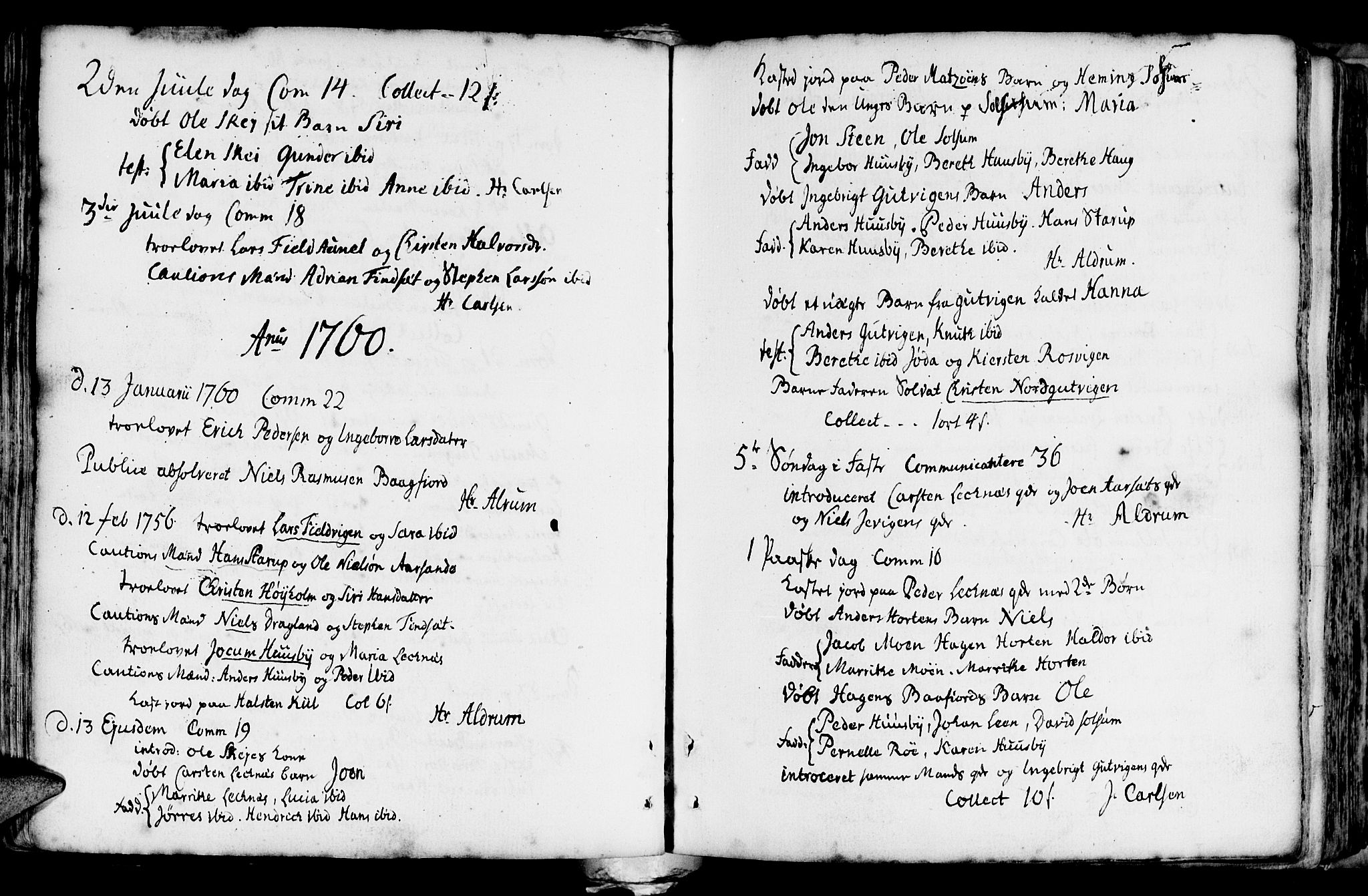 Ministerialprotokoller, klokkerbøker og fødselsregistre - Nord-Trøndelag, AV/SAT-A-1458/788/L0694: Parish register (official) no. 788A01, 1710-1805
