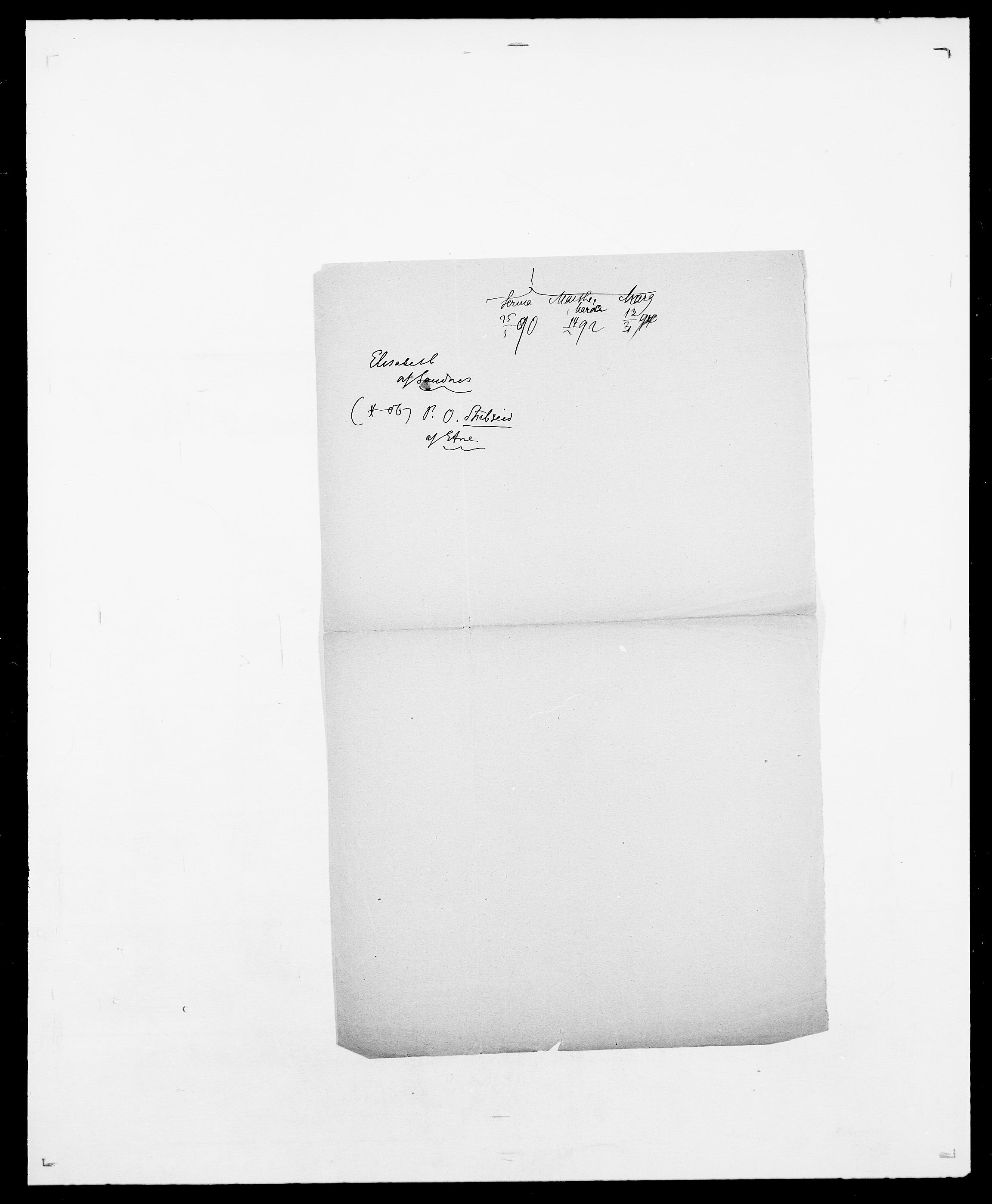Delgobe, Charles Antoine - samling, AV/SAO-PAO-0038/D/Da/L0027: Morath - v. Møsting, p. 67