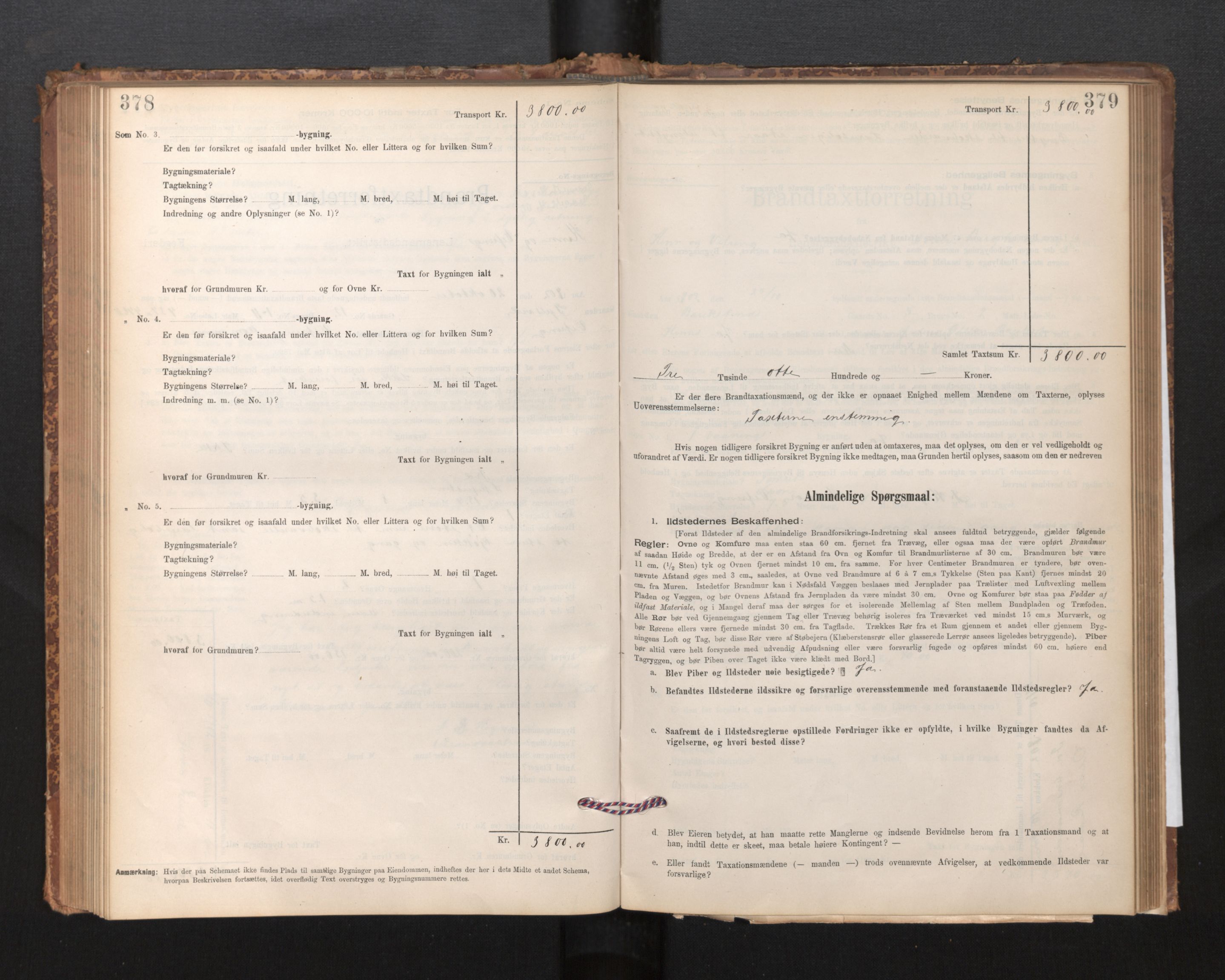 Lensmannen i Kinn, SAB/A-28801/0012/L0004f: Branntakstprotokoll, skjematakst, 1894-1911, p. 378-379