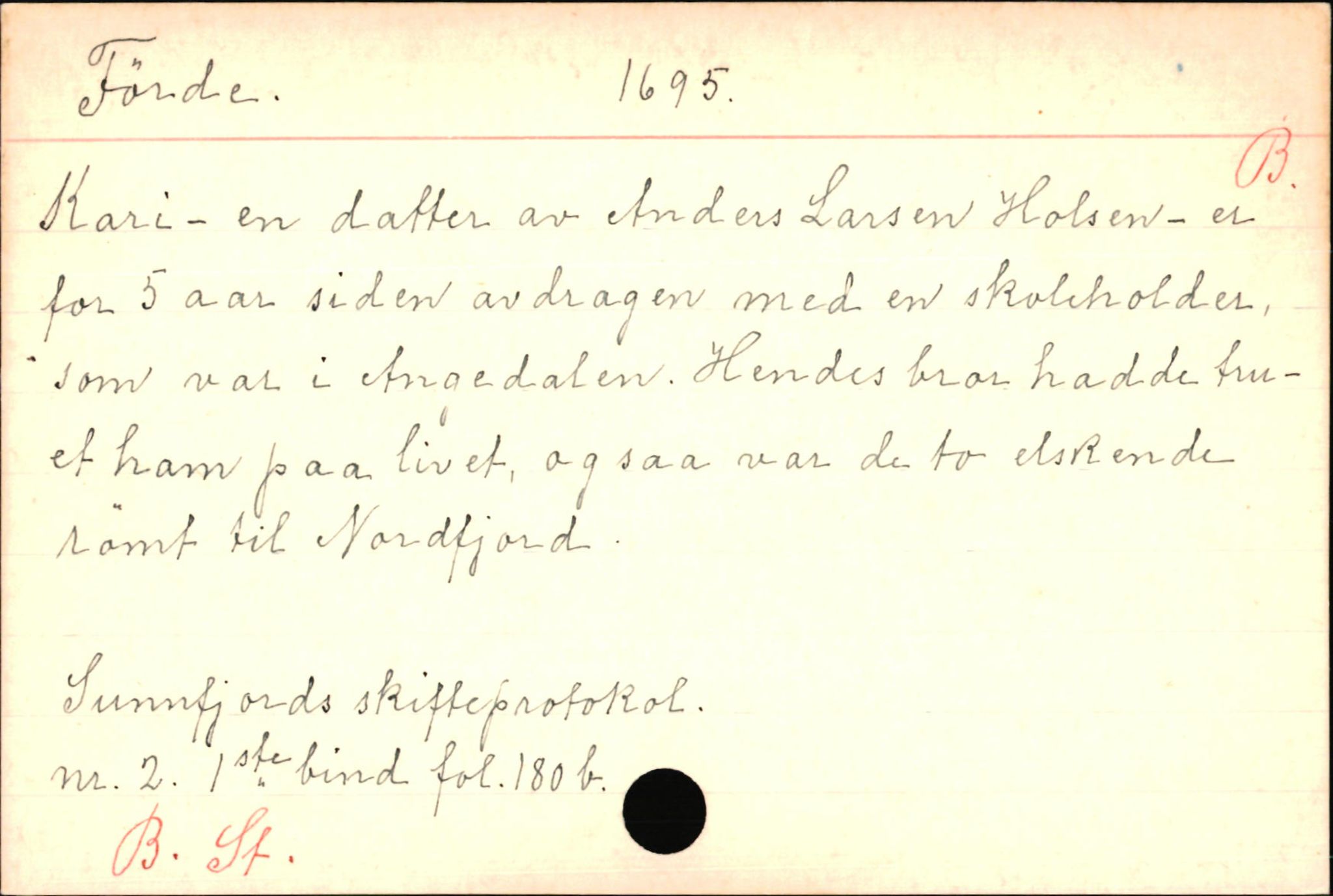 Haugen, Johannes - lærer, AV/SAB-SAB/PA-0036/01/L0001: Om klokkere og lærere, 1521-1904, p. 6979