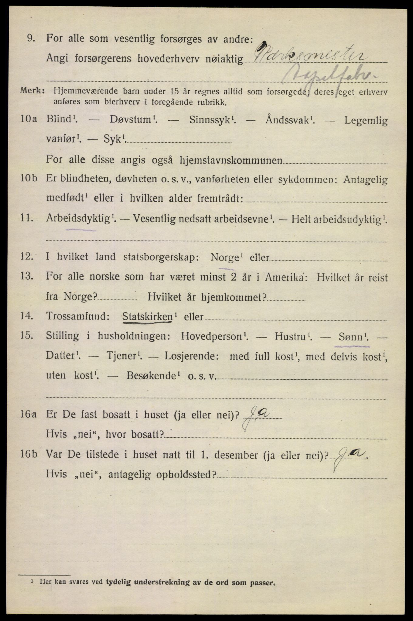 SAKO, 1920 census for Sem, 1920, p. 14076