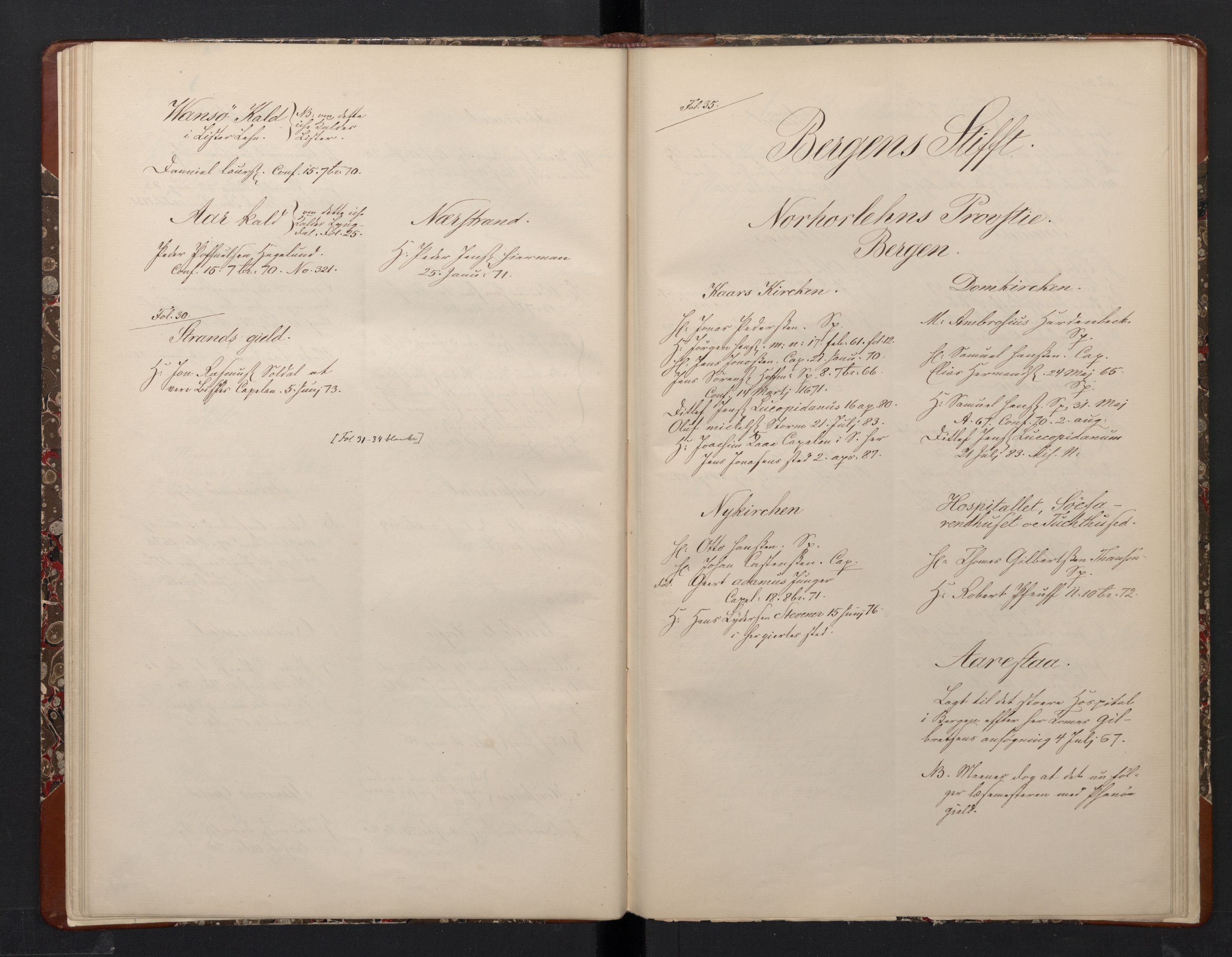 Avskriftsamlingen, AV/RA-EA-4022/F/Fa/L0101: Kalls- og ekspektansebrev på prestekall i Norge med Island og Færøyene i 17. og 18. århundre , 1670-1846, p. 24