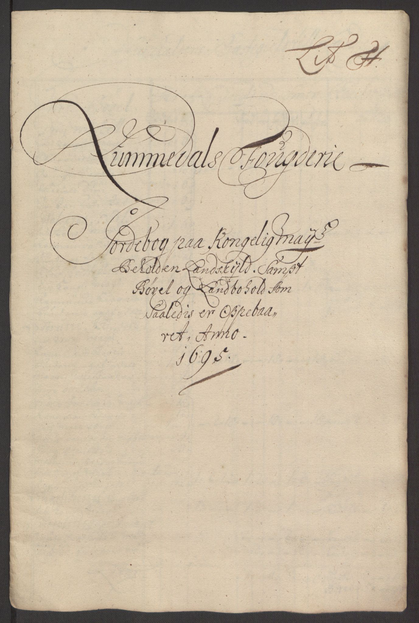 Rentekammeret inntil 1814, Reviderte regnskaper, Fogderegnskap, RA/EA-4092/R64/L4424: Fogderegnskap Namdal, 1692-1695, p. 488