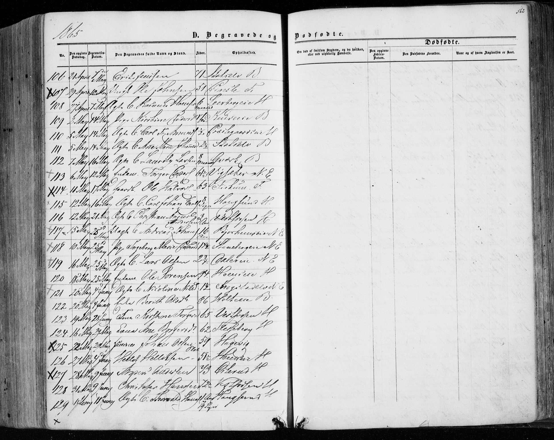 Eiker kirkebøker, AV/SAKO-A-4/F/Fa/L0016: Parish register (official) no. I 16, 1860-1868, p. 562