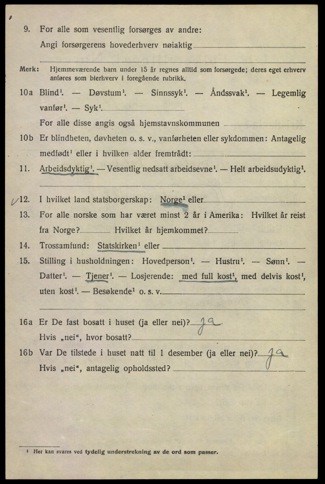 SAO, 1920 census for Kristiania, 1920, p. 618056