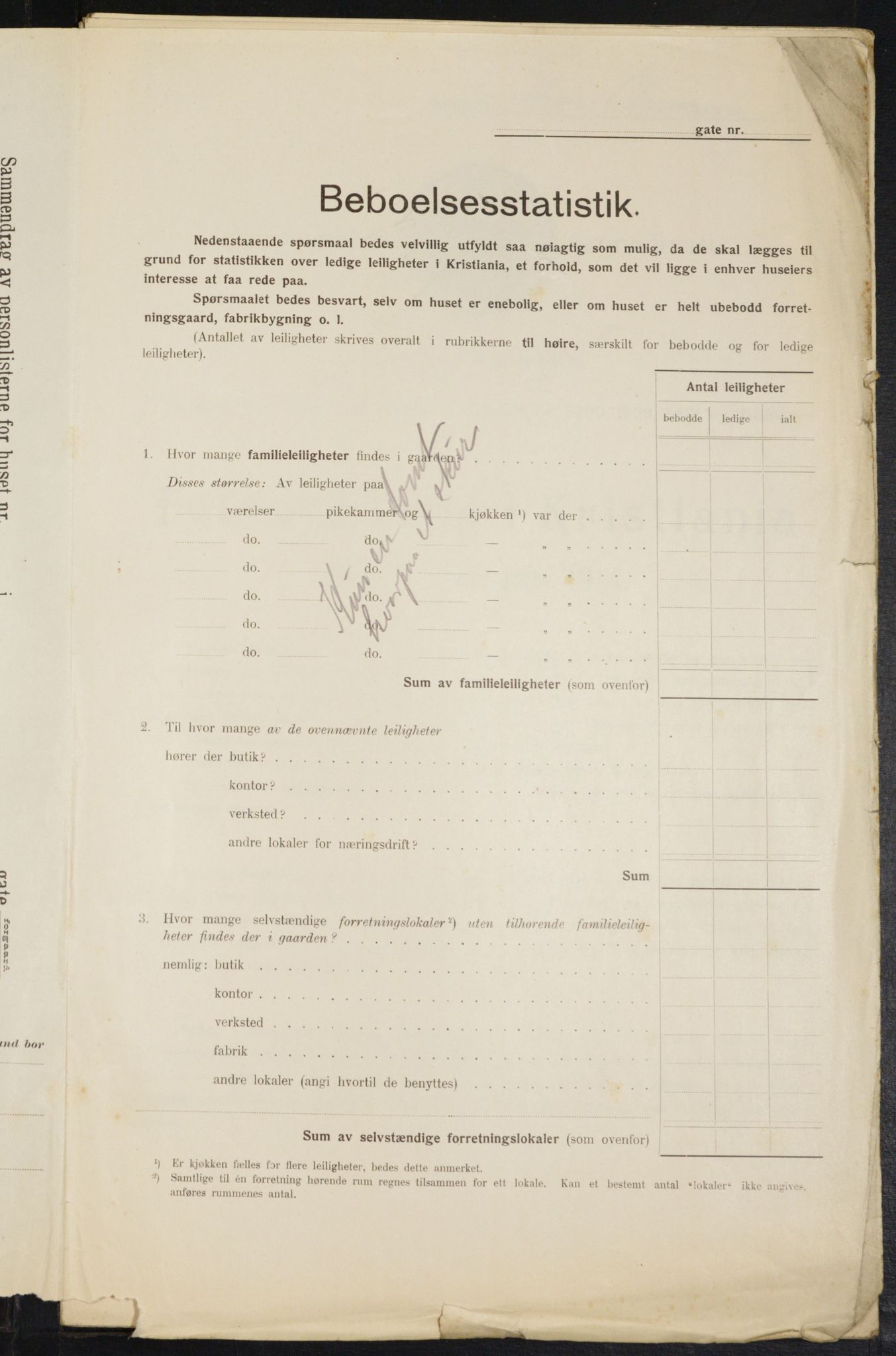 OBA, Municipal Census 1914 for Kristiania, 1914, p. 110173