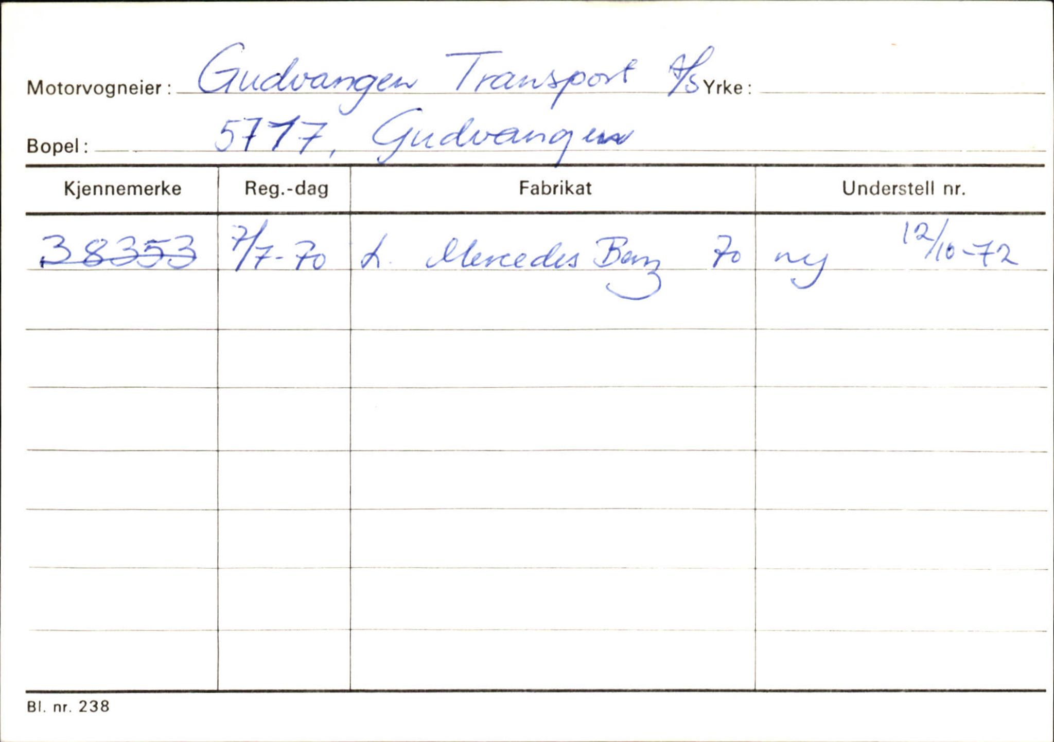 Statens vegvesen, Sogn og Fjordane vegkontor, AV/SAB-A-5301/4/F/L0125: Eigarregister Sogndal V-Å. Aurland A-Å. Fjaler A-N, 1945-1975, p. 671