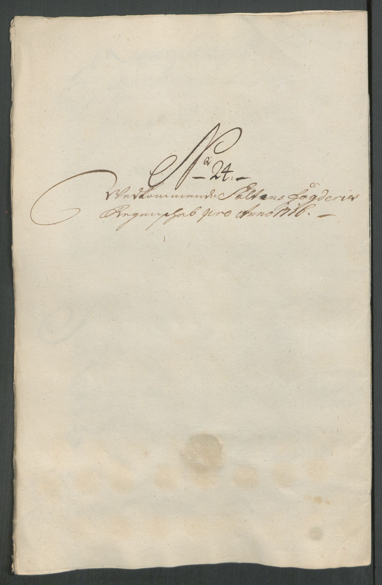 Rentekammeret inntil 1814, Reviderte regnskaper, Fogderegnskap, RA/EA-4092/R66/L4586: Fogderegnskap Salten, 1716, p. 176