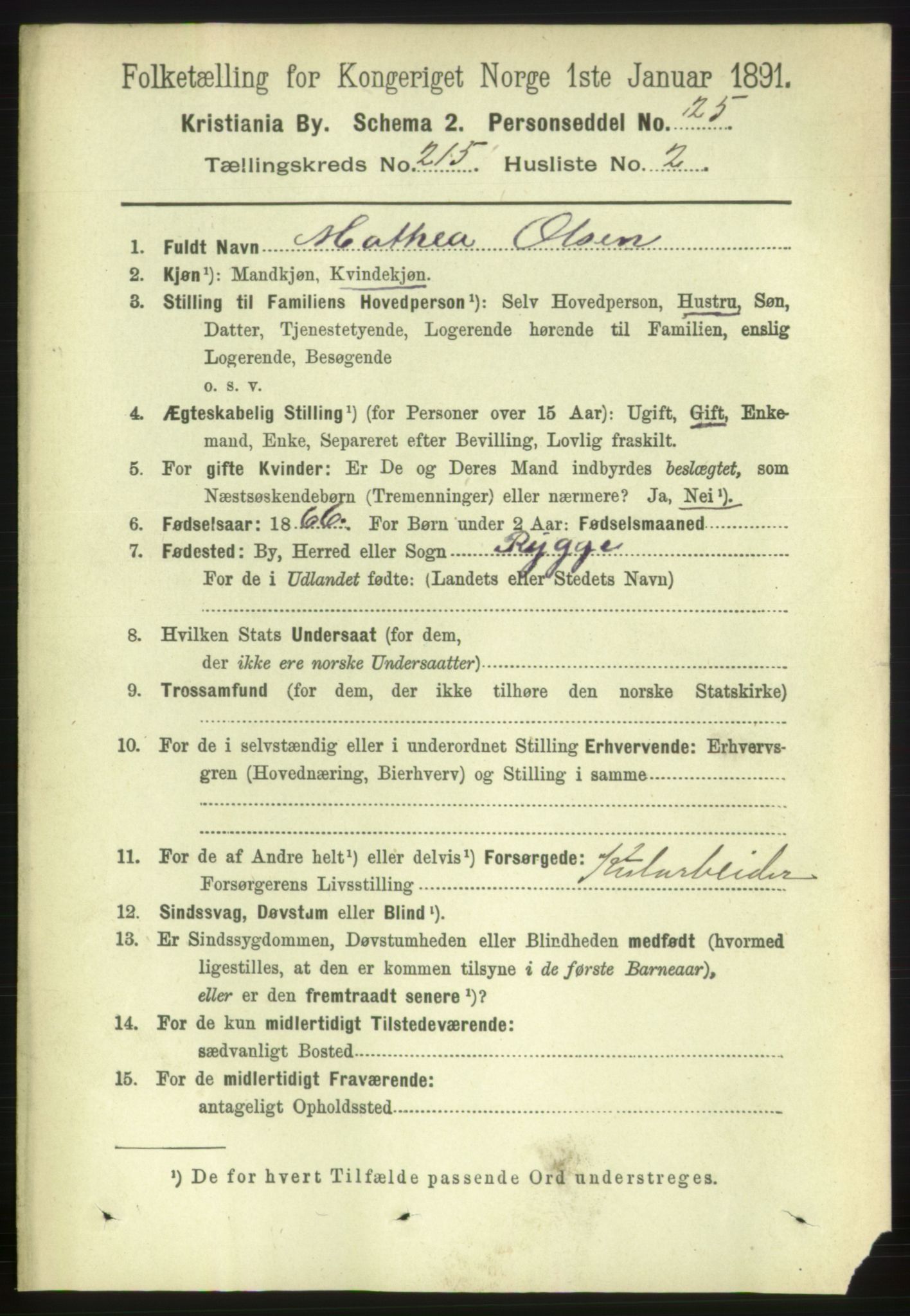 RA, 1891 census for 0301 Kristiania, 1891, p. 127795