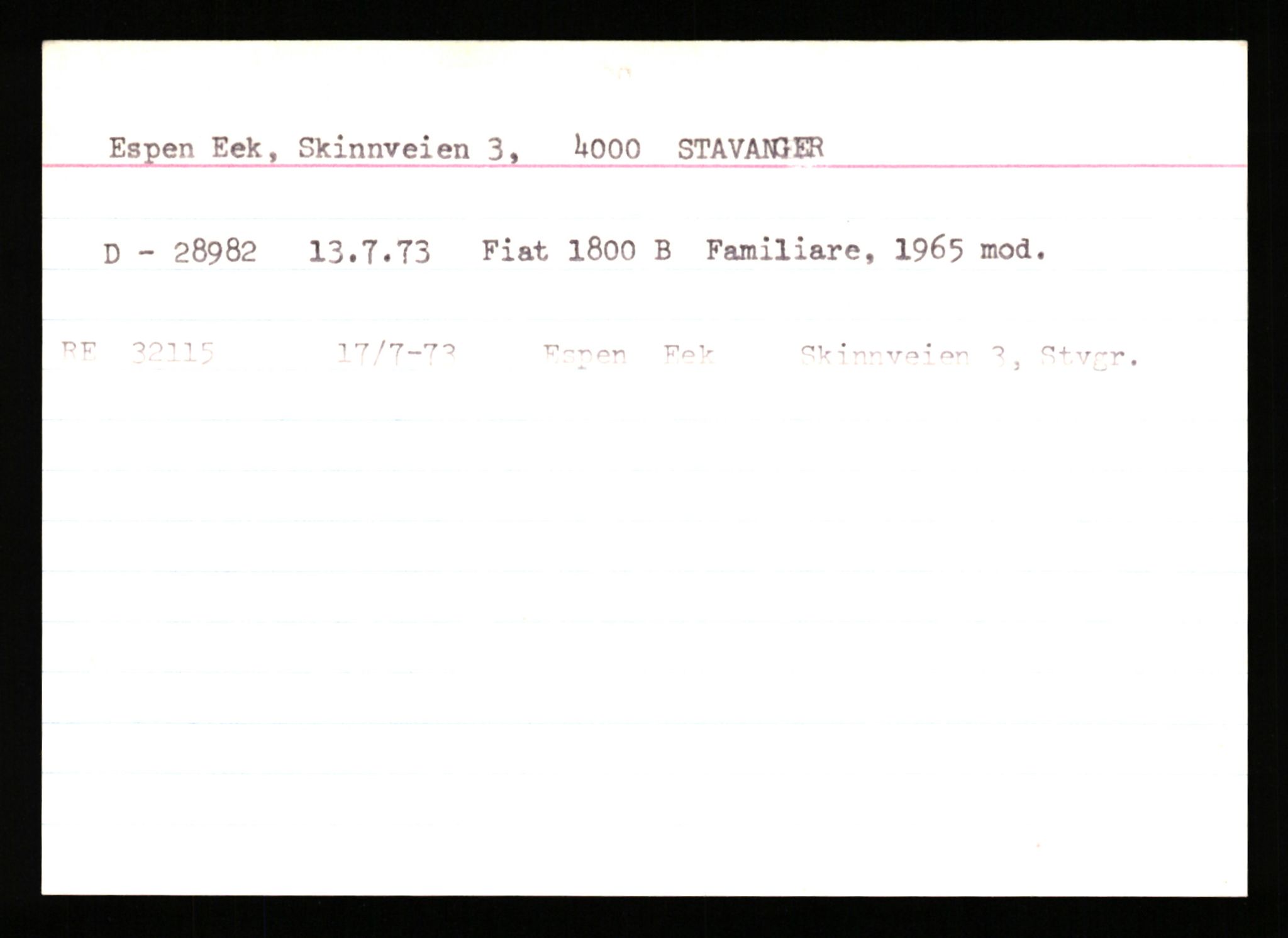 Stavanger trafikkstasjon, AV/SAST-A-101942/0/G/L0005: Registreringsnummer: 23000 - 34245, 1930-1971, p. 1891