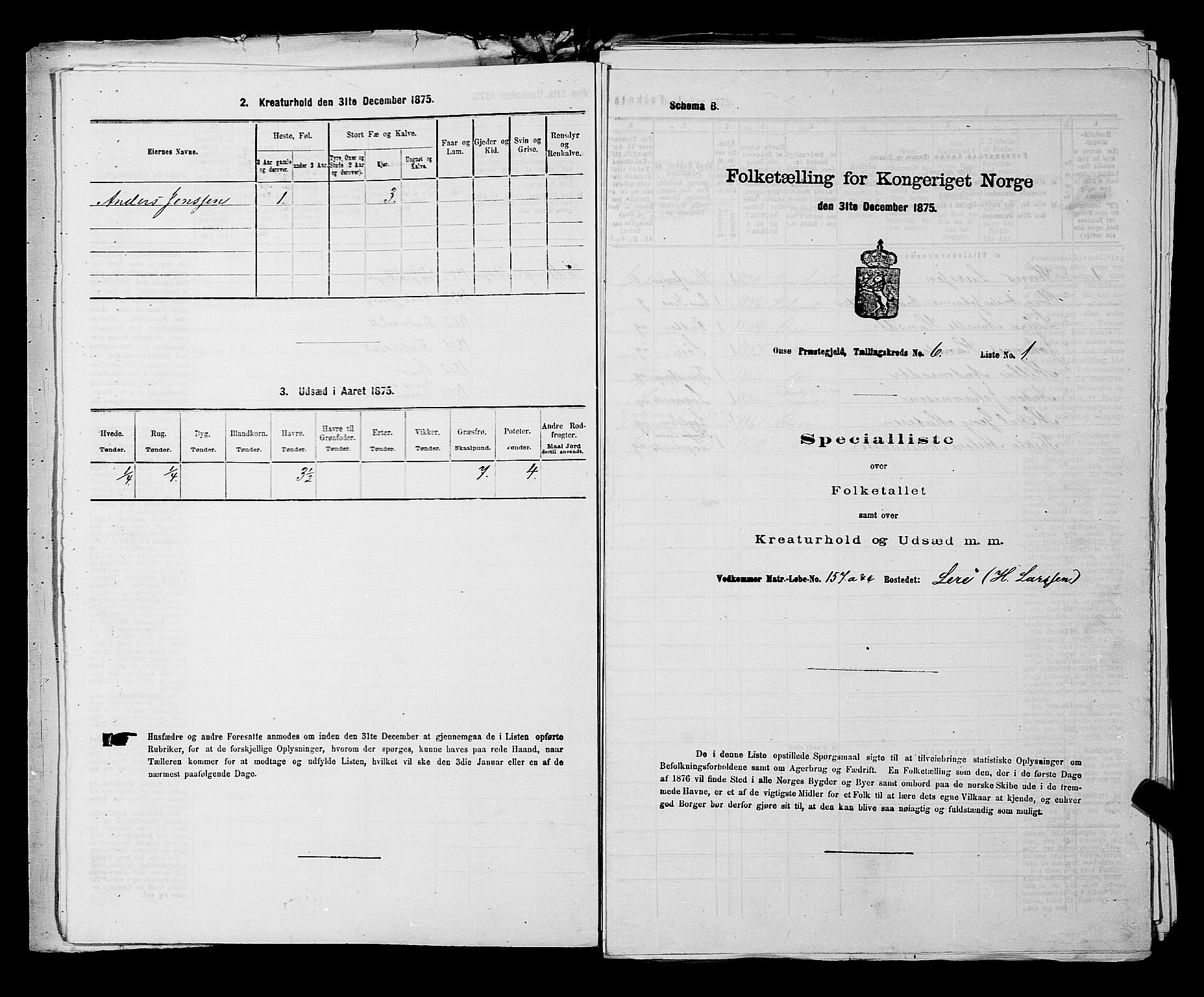 RA, 1875 census for 0134P Onsøy, 1875, p. 1222