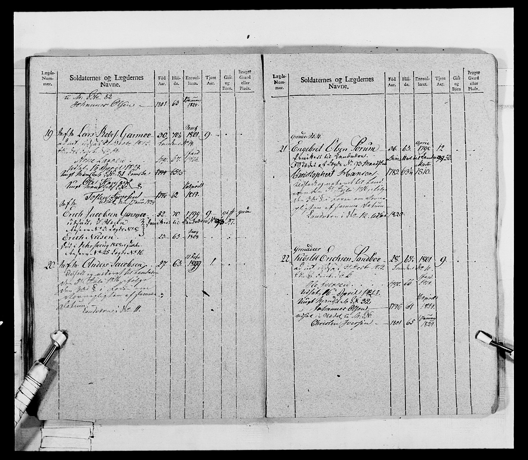 Generalitets- og kommissariatskollegiet, Det kongelige norske kommissariatskollegium, AV/RA-EA-5420/E/Eh/L0069: Opplandske gevorbne infanteriregiment, 1810-1818, p. 325