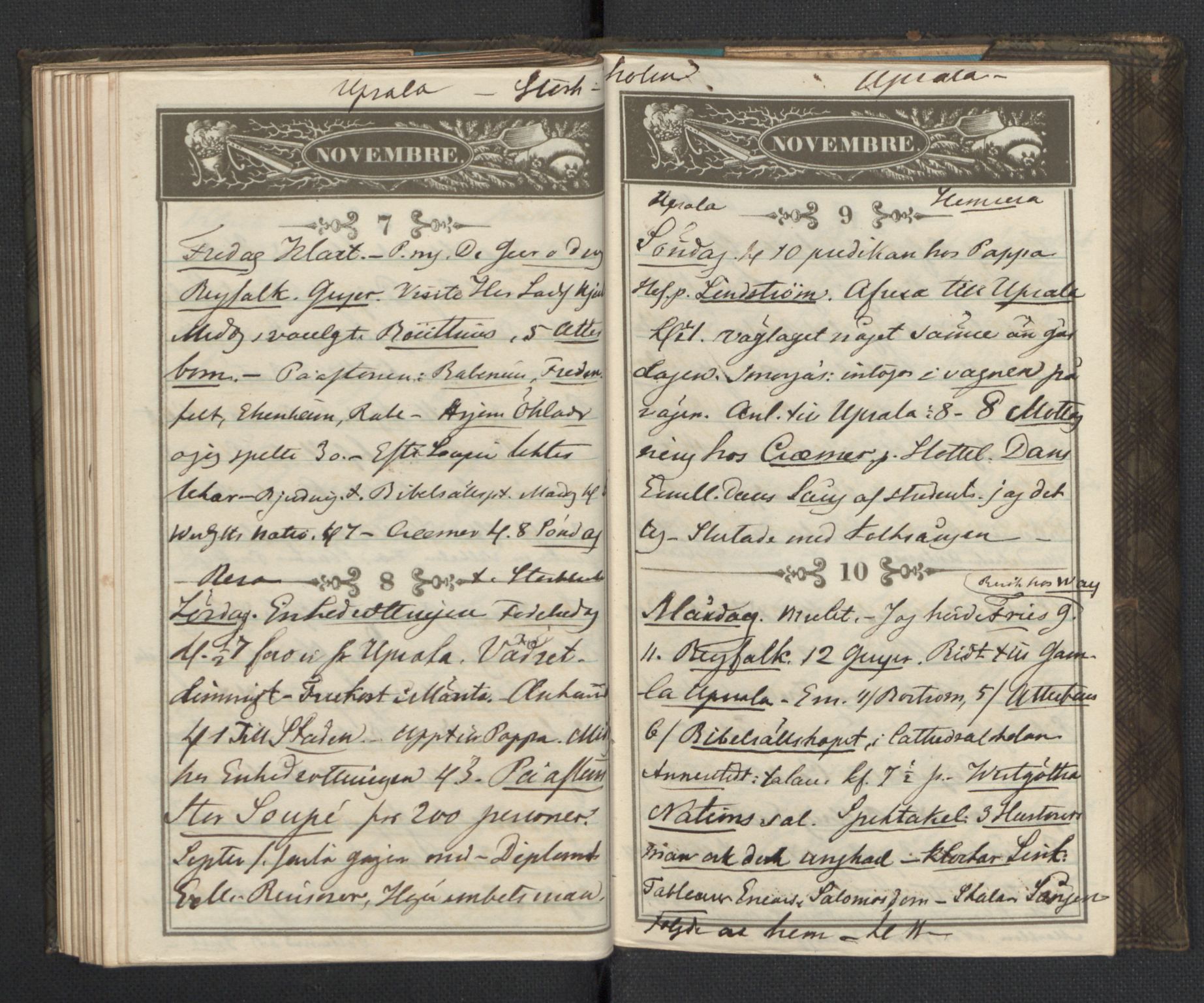 Bernadotte, AV/RA-PA-0318/F/L0001/0002: Privat materiale fra Bernadottefamilien / Dagbok, 1845, p. 88