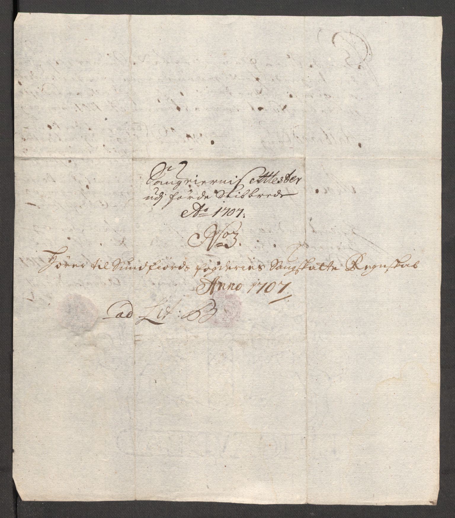Rentekammeret inntil 1814, Reviderte regnskaper, Fogderegnskap, RA/EA-4092/R53/L3430: Fogderegnskap Sunn- og Nordfjord, 1706-1707, p. 284