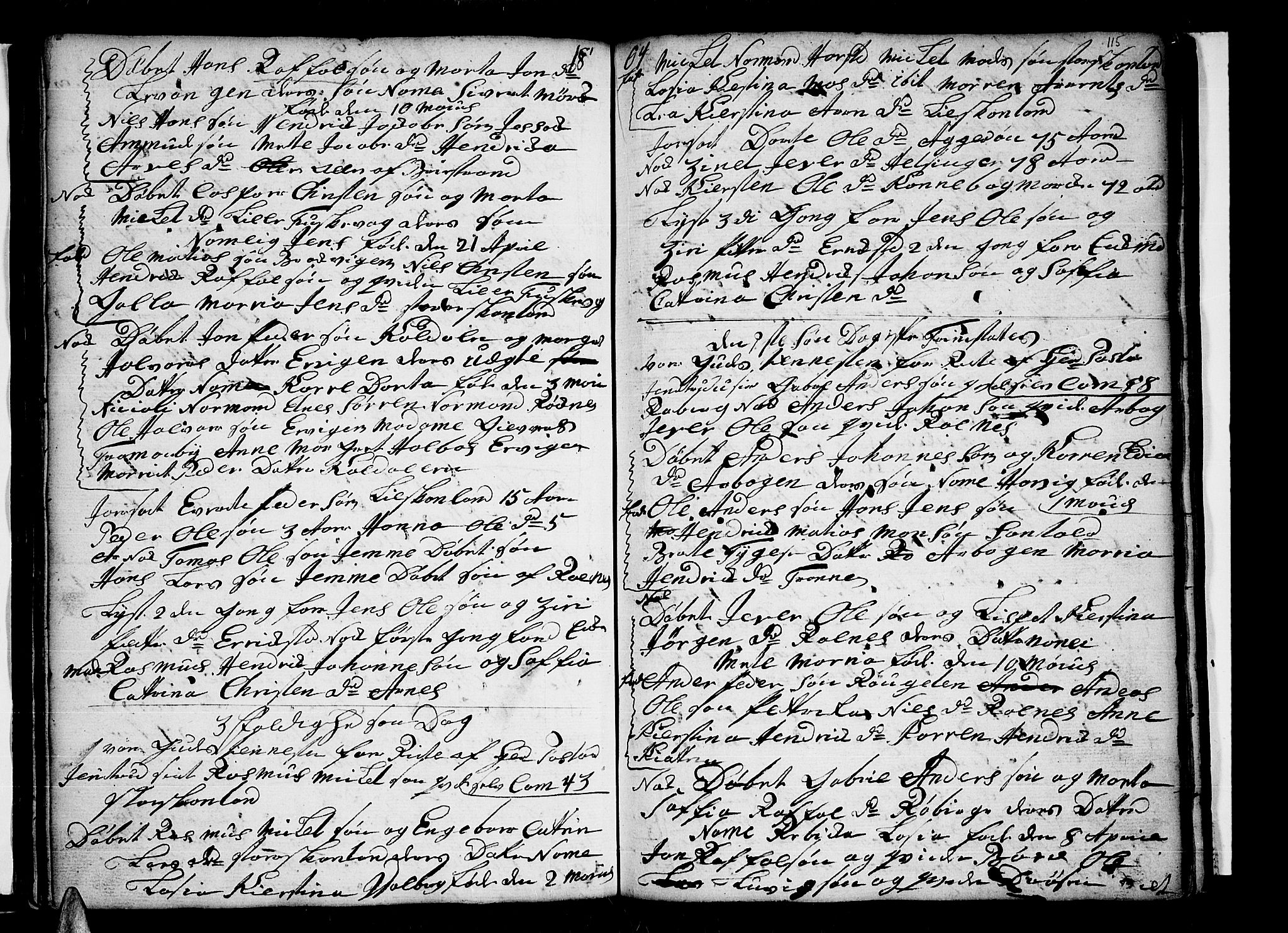 Trondenes sokneprestkontor, AV/SATØ-S-1319/H/Hb/L0002klokker: Parish register (copy) no. 2, 1795-1818, p. 115