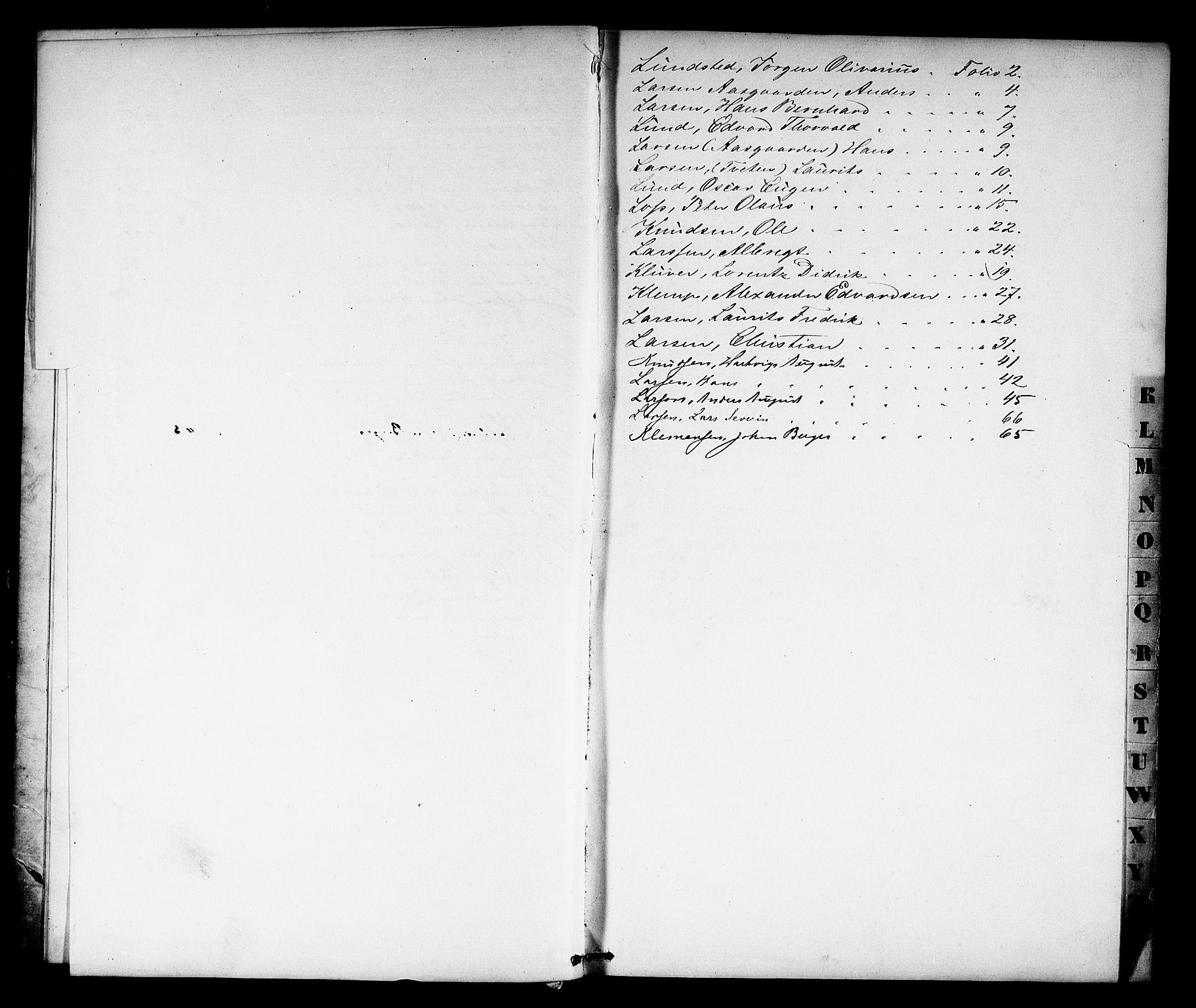 Horten innrulleringskontor, SAKO/A-785/F/Fb/L0001: Annotasjonsrulle, 1864-1868, p. 8
