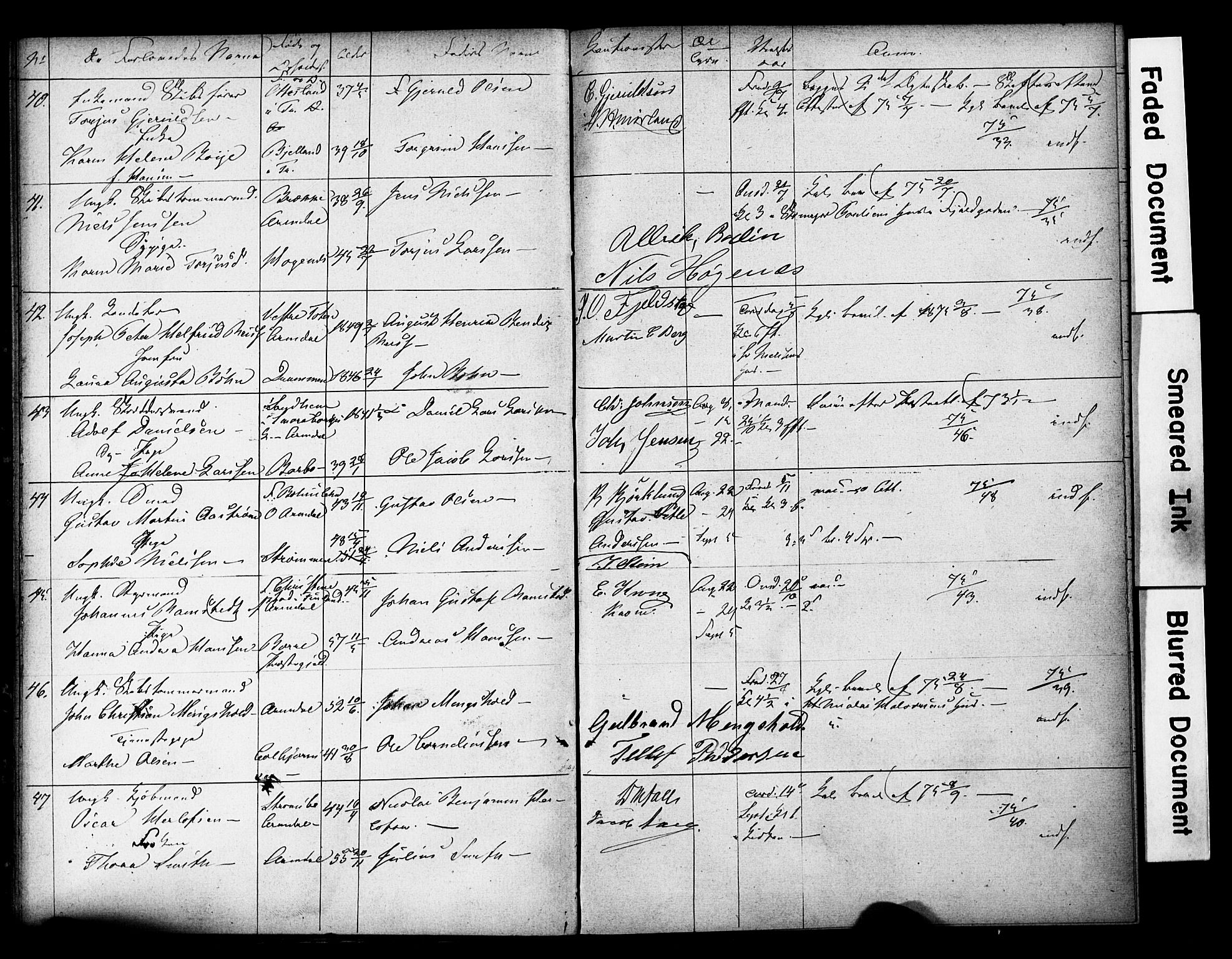 Arendal sokneprestkontor, Trefoldighet, AV/SAK-1111-0040/F/Fe/L0003: Banns register no. A VI 3, 1872-1879