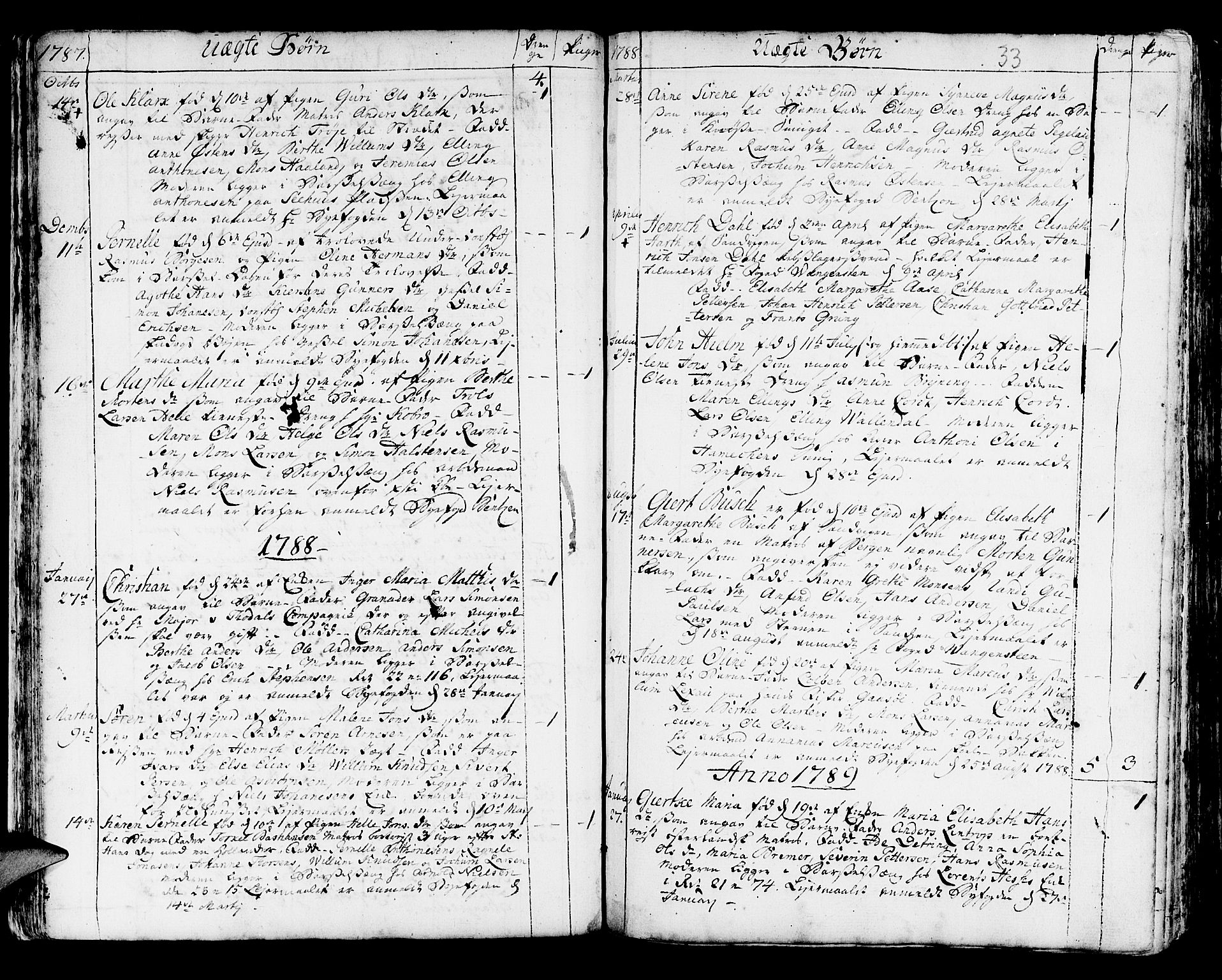 Korskirken sokneprestembete, SAB/A-76101/H/Haa/L0005: Parish register (official) no. A 5, 1751-1789, p. 245