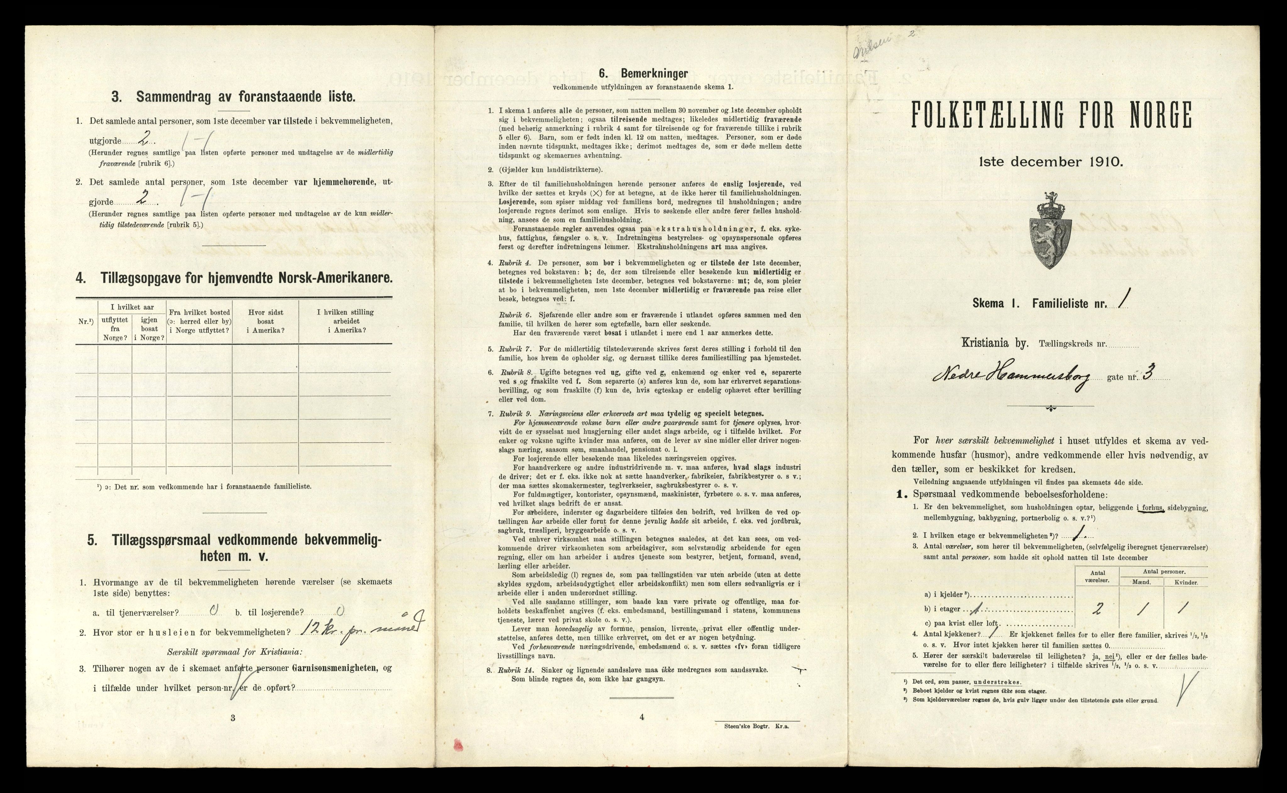 RA, 1910 census for Kristiania, 1910, p. 67421