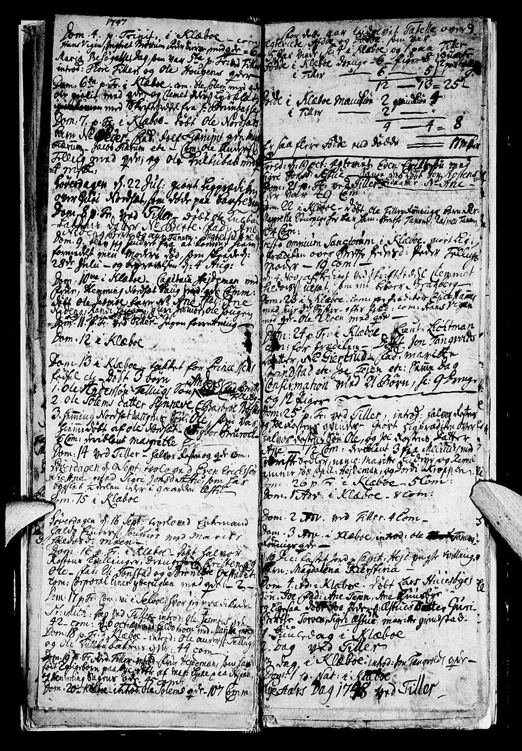 Ministerialprotokoller, klokkerbøker og fødselsregistre - Sør-Trøndelag, SAT/A-1456/618/L0436: Parish register (official) no. 618A01, 1741-1749, p. 9