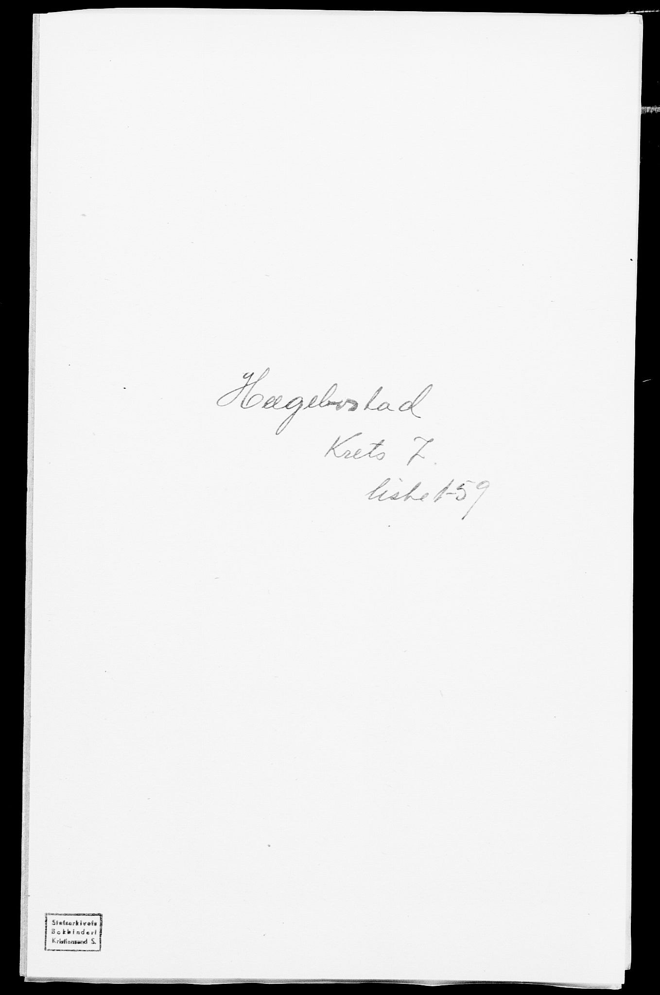 SAK, 1875 census for 1034P Hægebostad, 1875, p. 717
