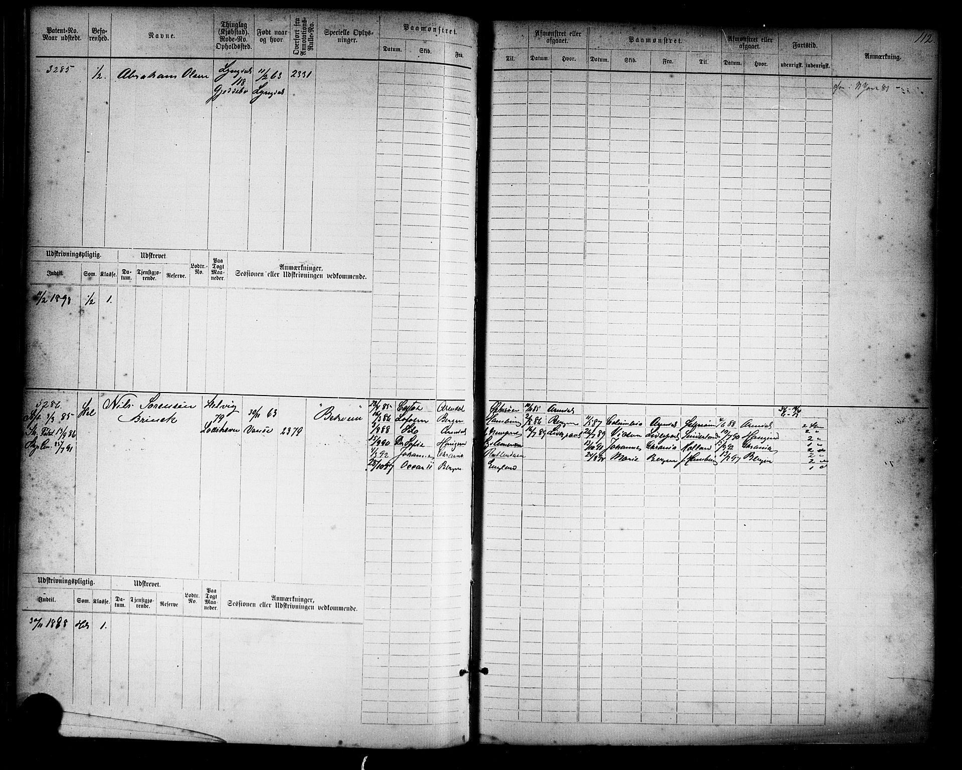 Farsund mønstringskrets, AV/SAK-2031-0017/F/Fb/L0019: Hovedrulle nr 3067-3832, Z-11, 1882-1922, p. 115